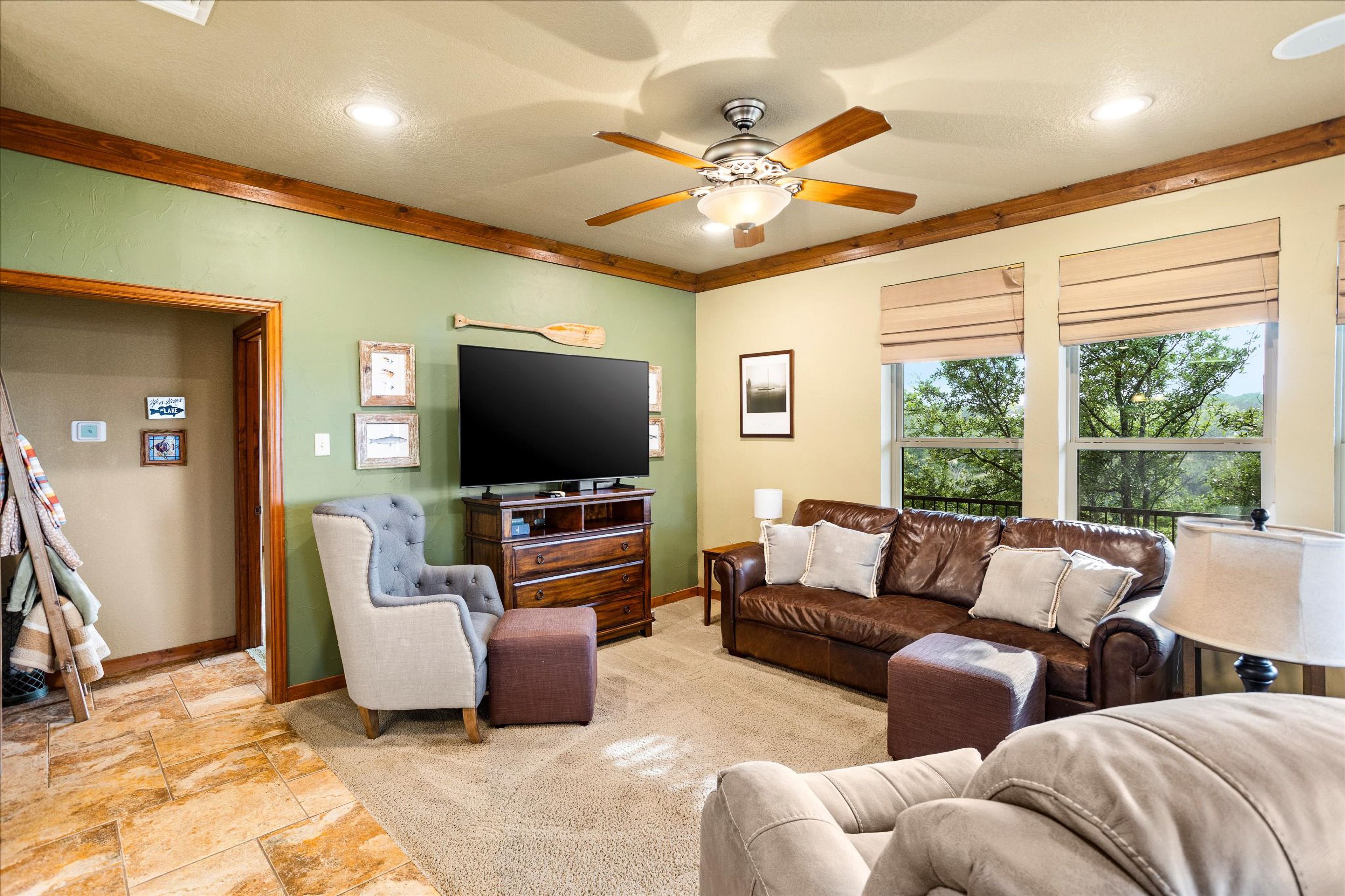 1st Living Room | Upper Level | Central A/C & Heating
