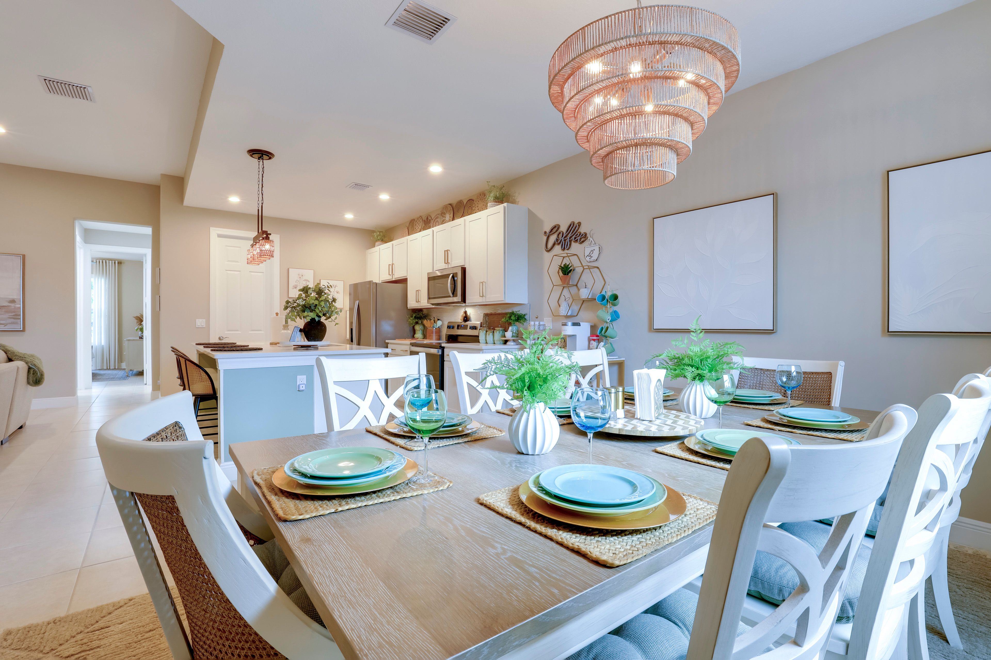 Dining Area | Dining Table | Dishware/Flatware