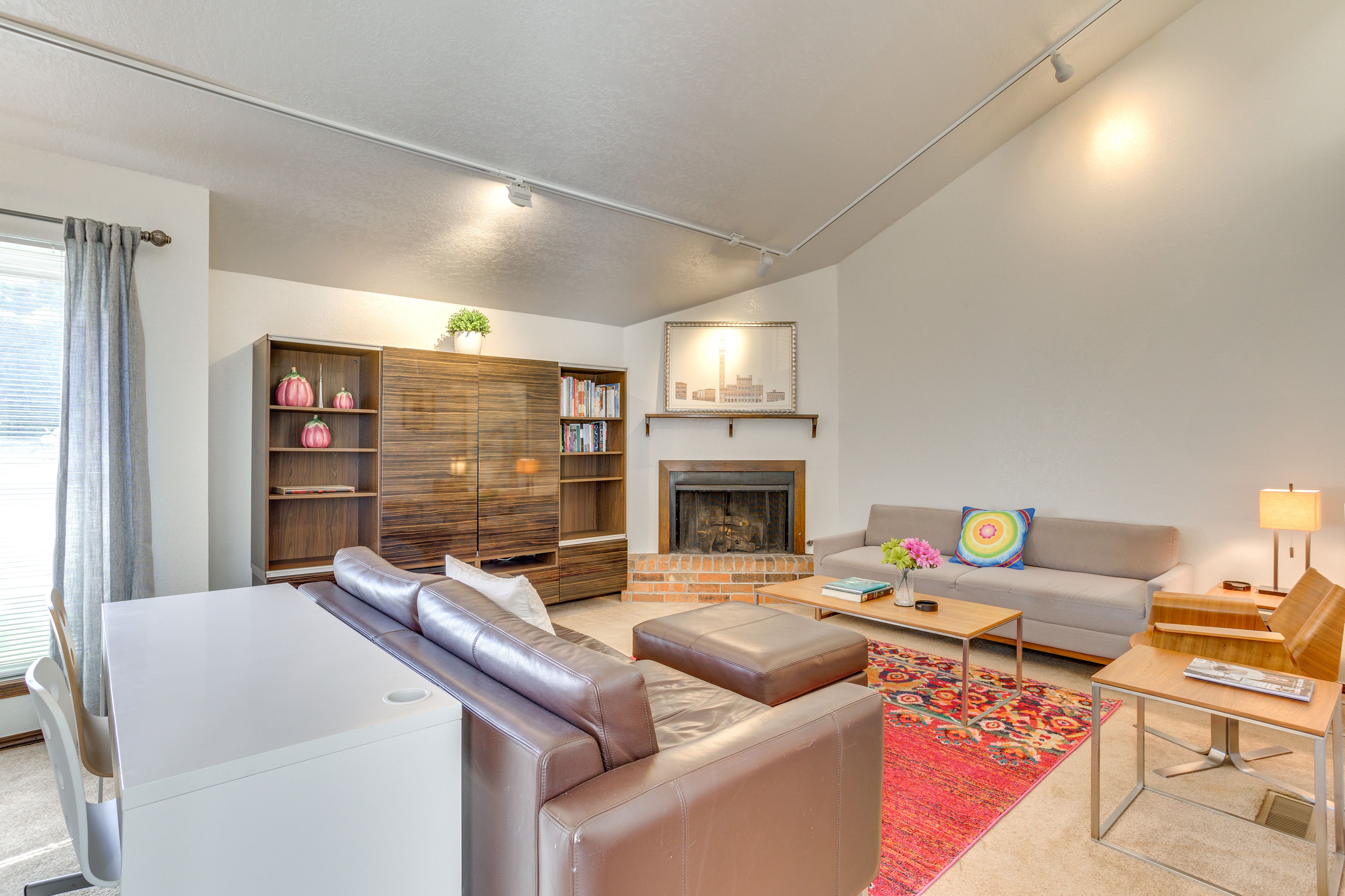 Living Room | Fireplace (Decor Only) | Central A/C