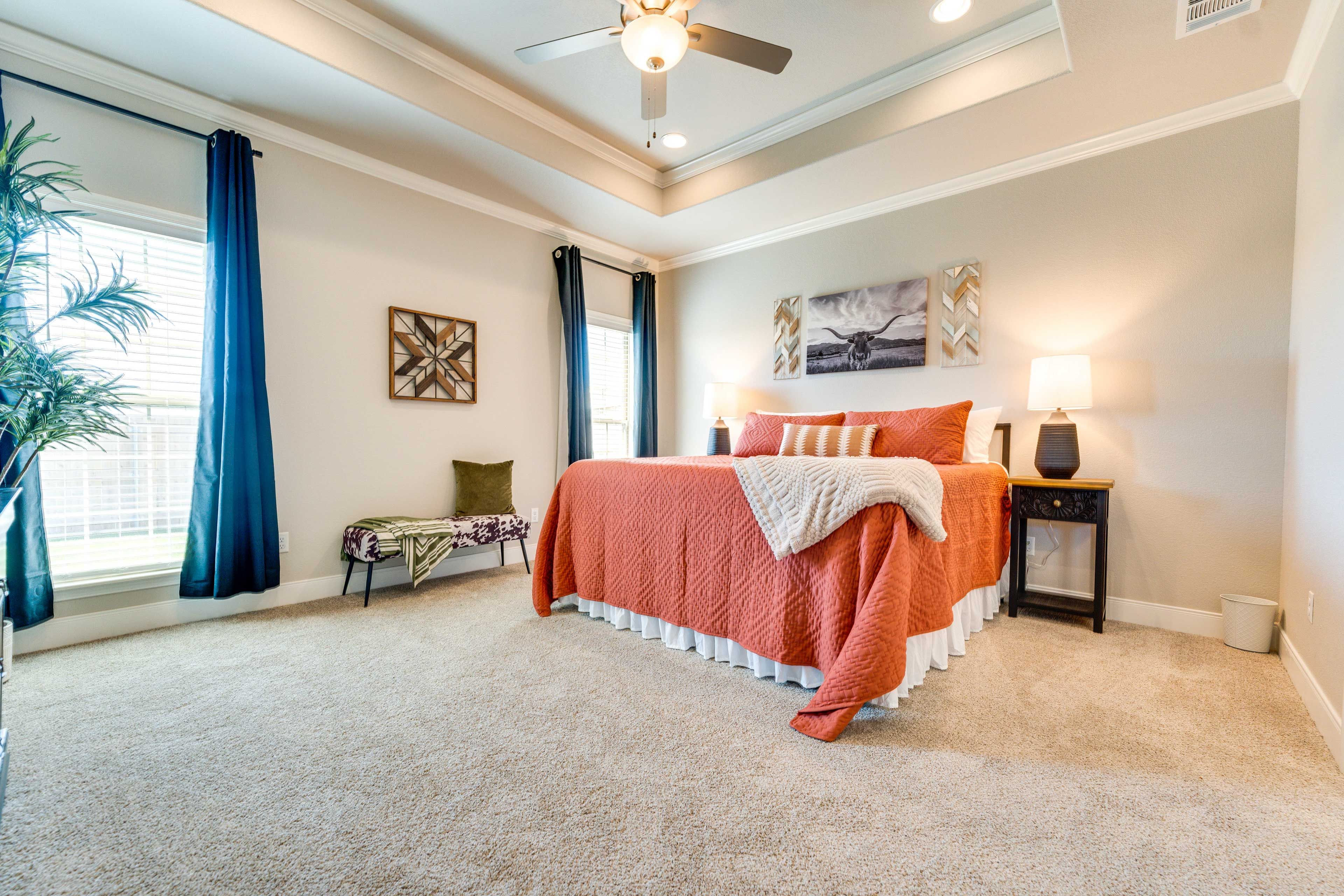 Bedroom 1 | King Bed | Walk-In Closet
