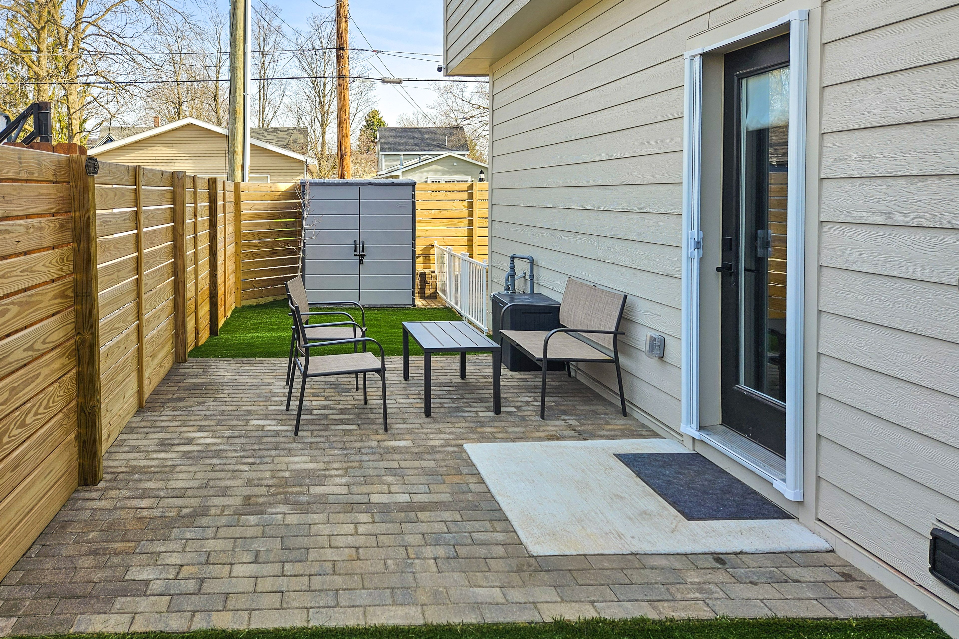 Private Outdoor Space w/ Seating