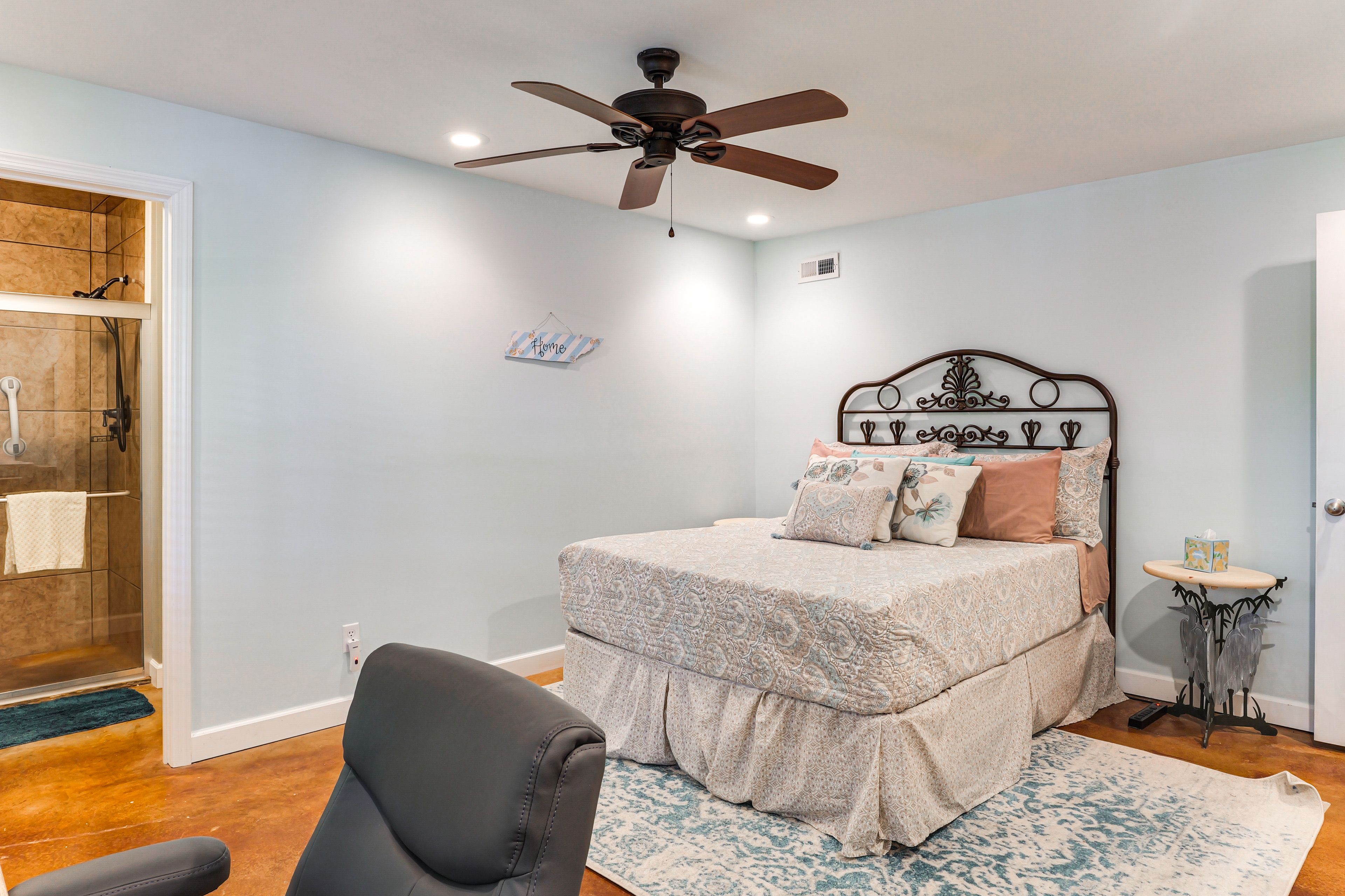 Bedroom 3 | Lower Level | Queen Bed | Dedicated Workspace