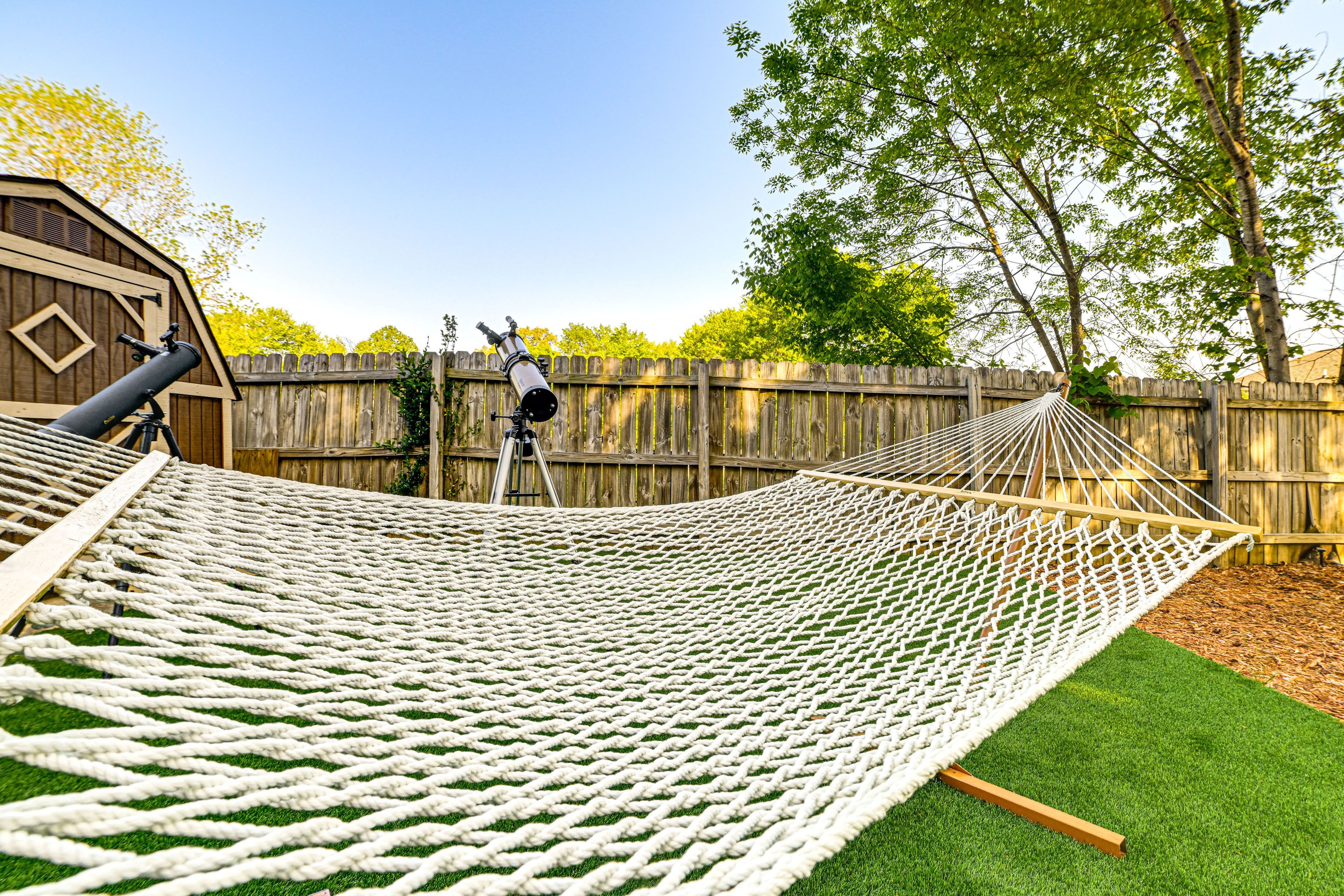 Backyard | Grill Area | Hammock | Playground
