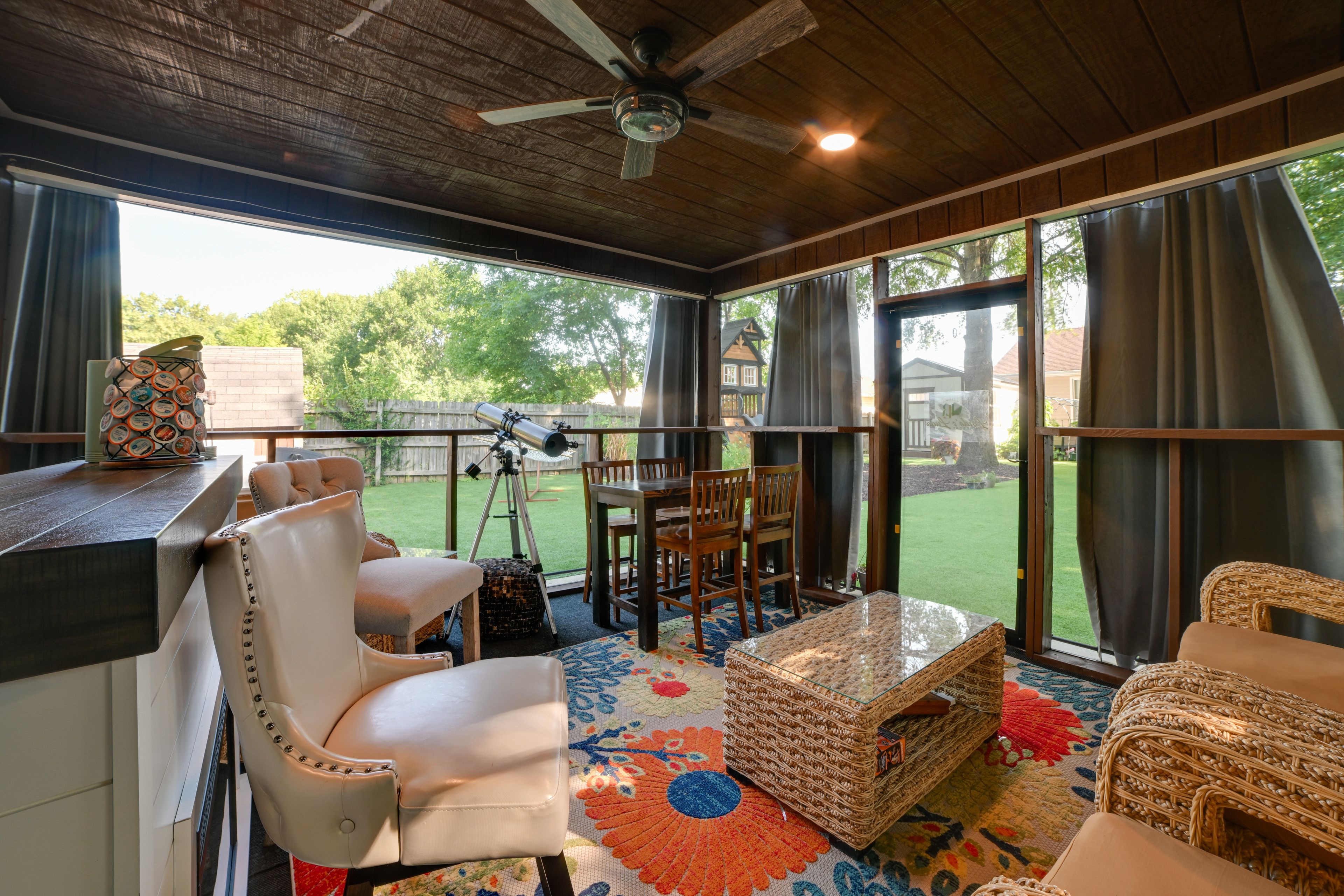 Screened-In Gazebo | Single-Story Home | Inflatable Hot Tub