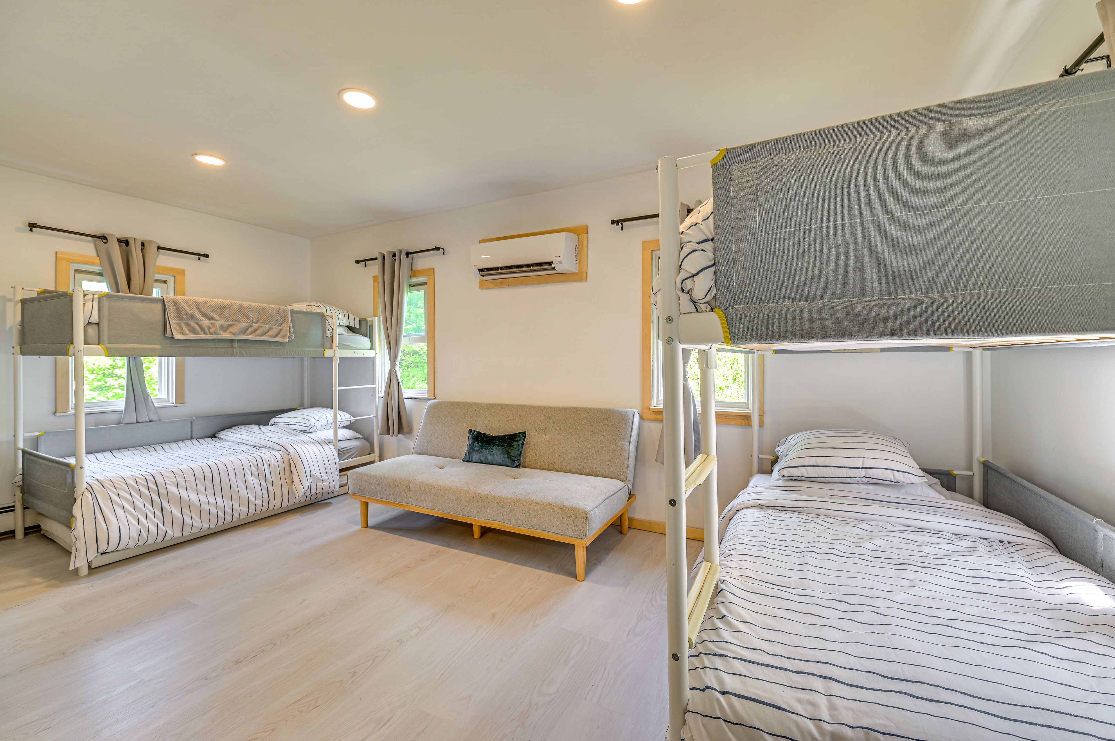 Bedroom 2 | 2 Twin Bunk Beds w/ Twin Trundles | Full Futon | 2nd Floor