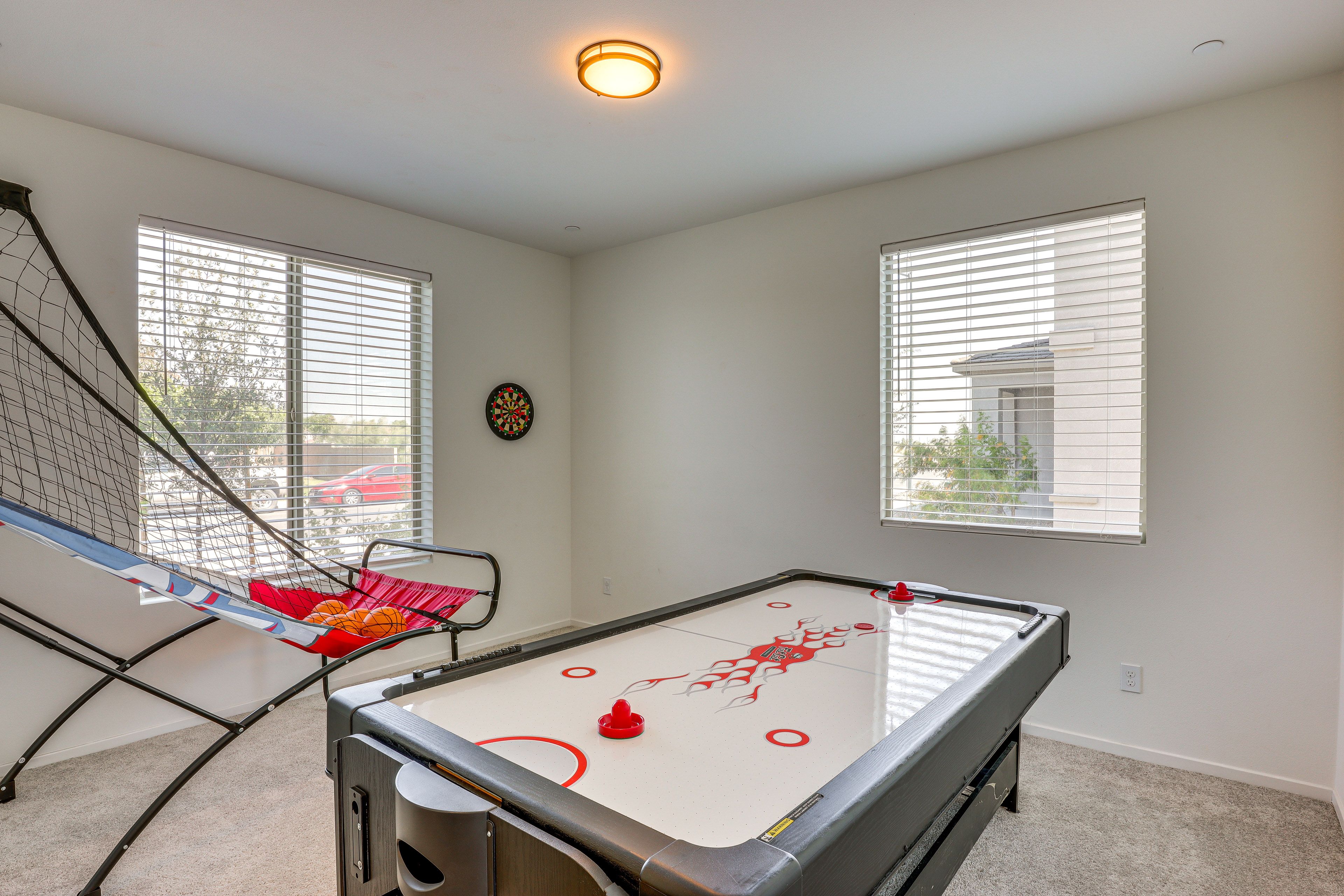 Game Room | Air Hockey Table | Basketball Hoop Game | 1st Floor