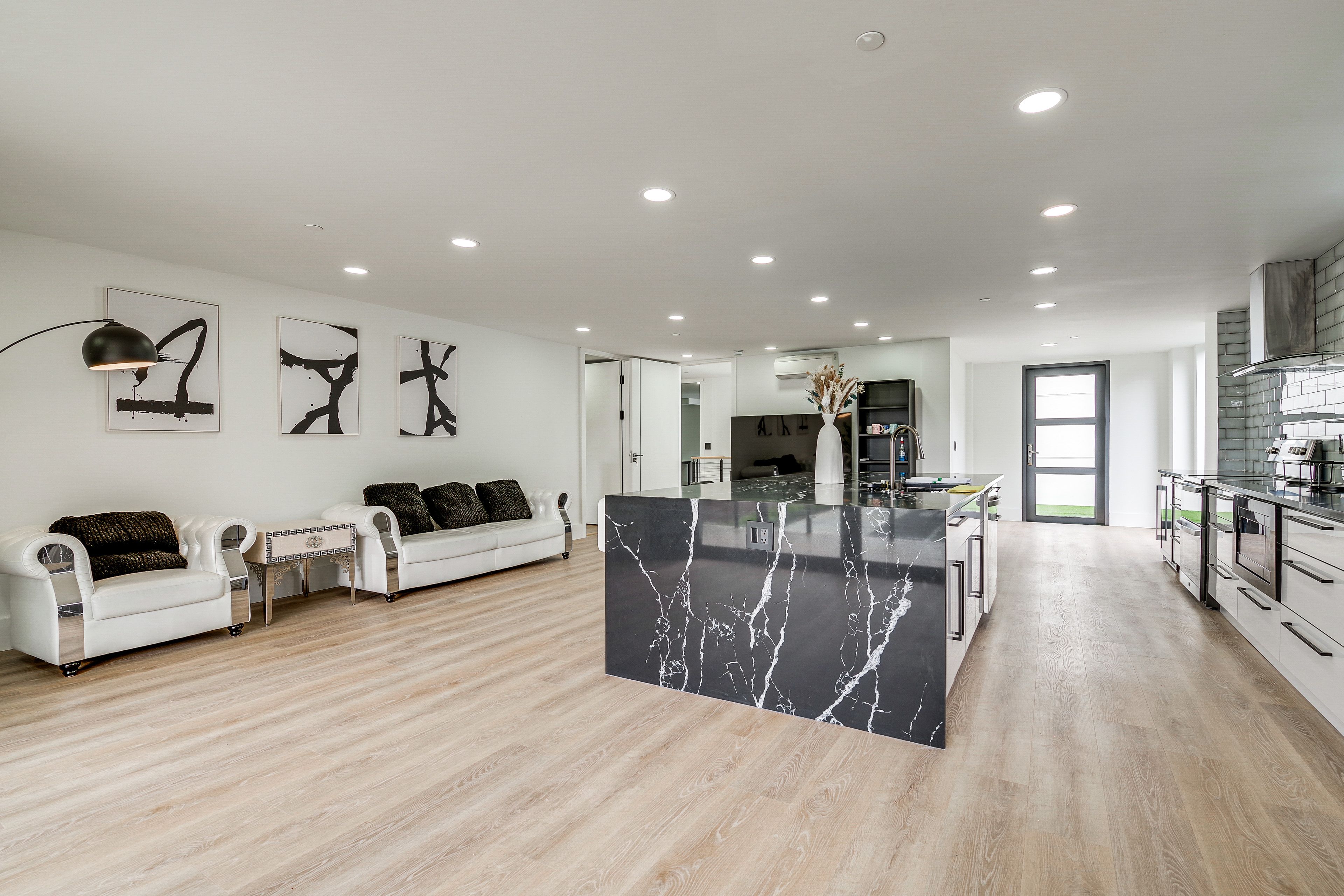 Living Area | Full Sleeper Sofa | Smart TV