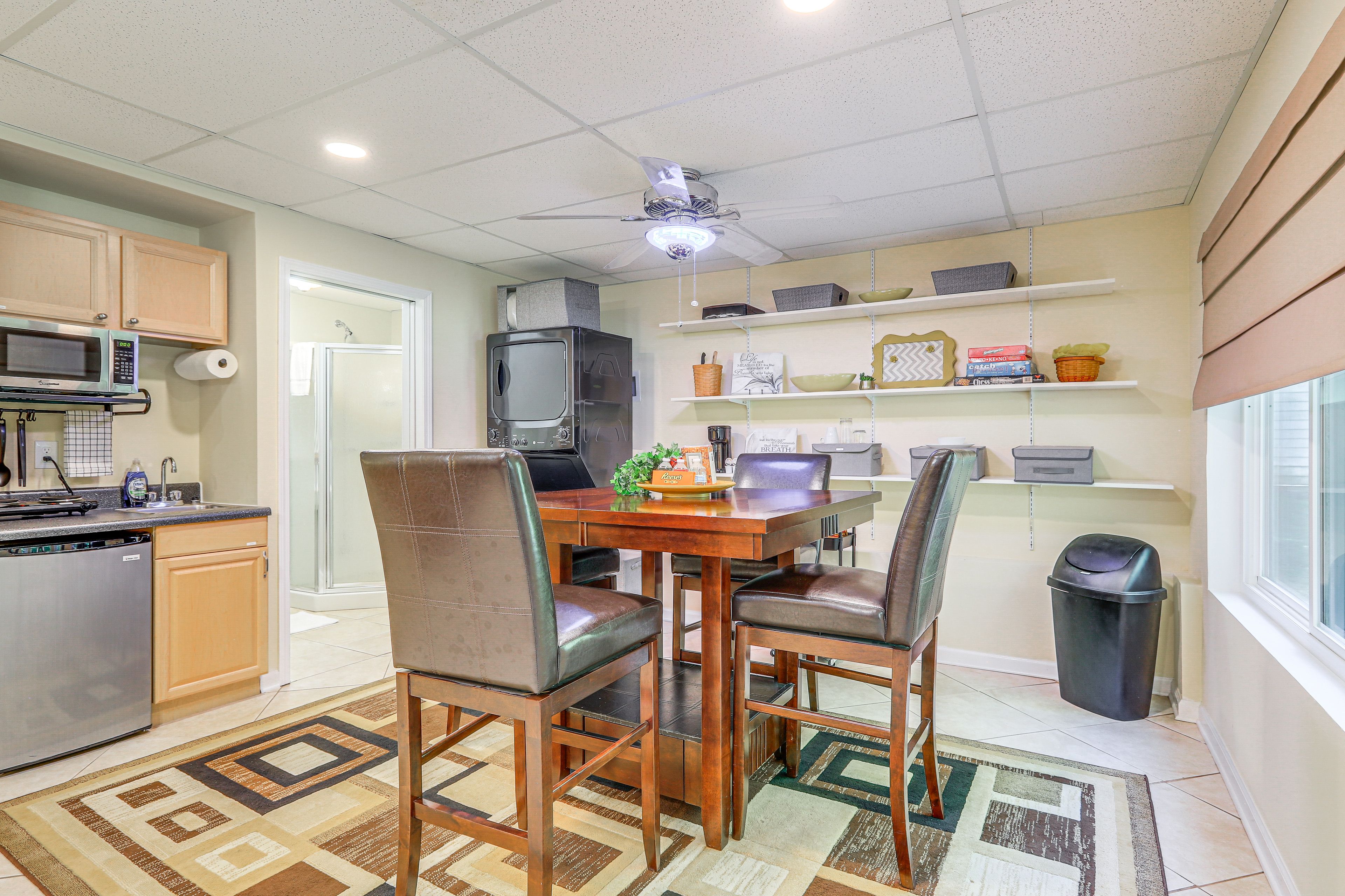 Studio | Kitchenette | Dishware & Flatware | Hot Plate | Keurig Coffee Maker
