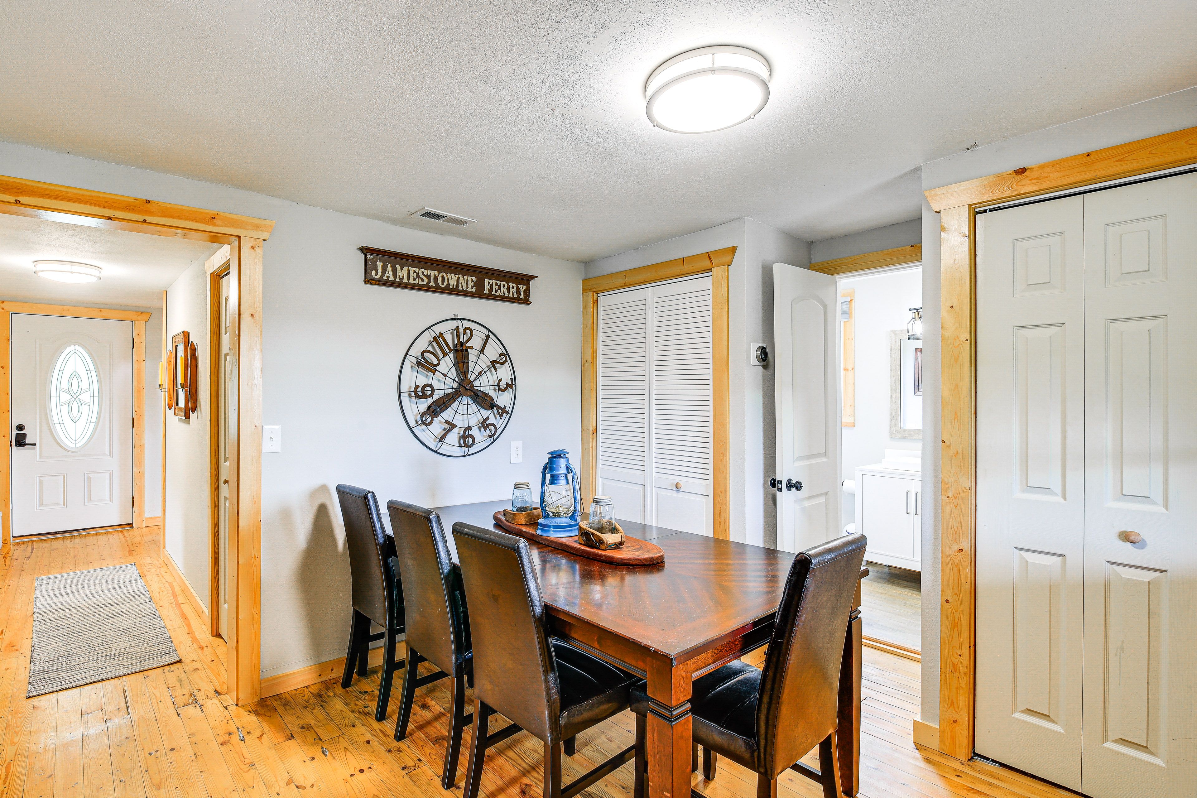 Dining Room | Dishware/Flatware Provided | 1st Floor