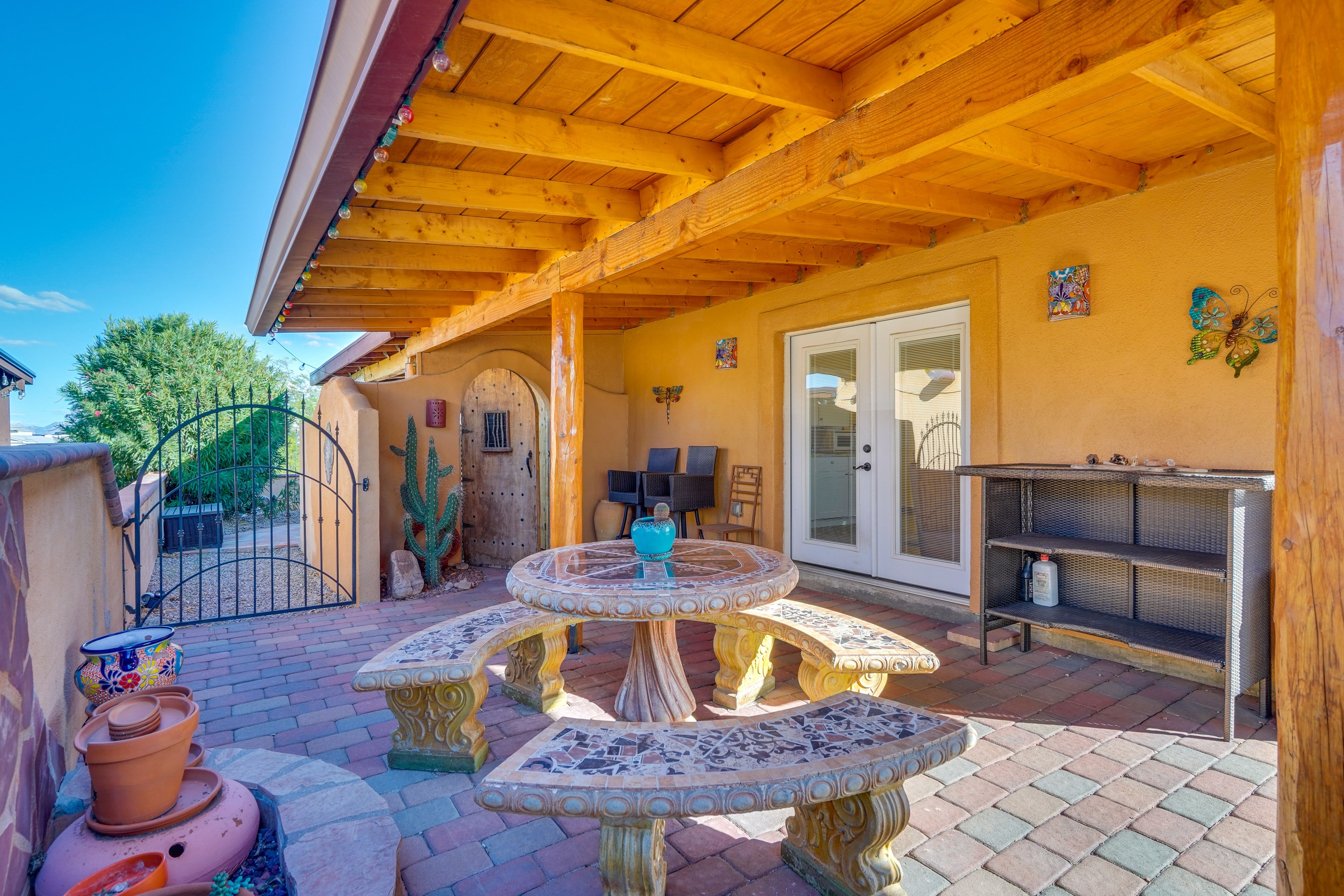 Benson Vacation Rental | 1BR | 1BA | 1 Small Step Required | 495 Sq Ft