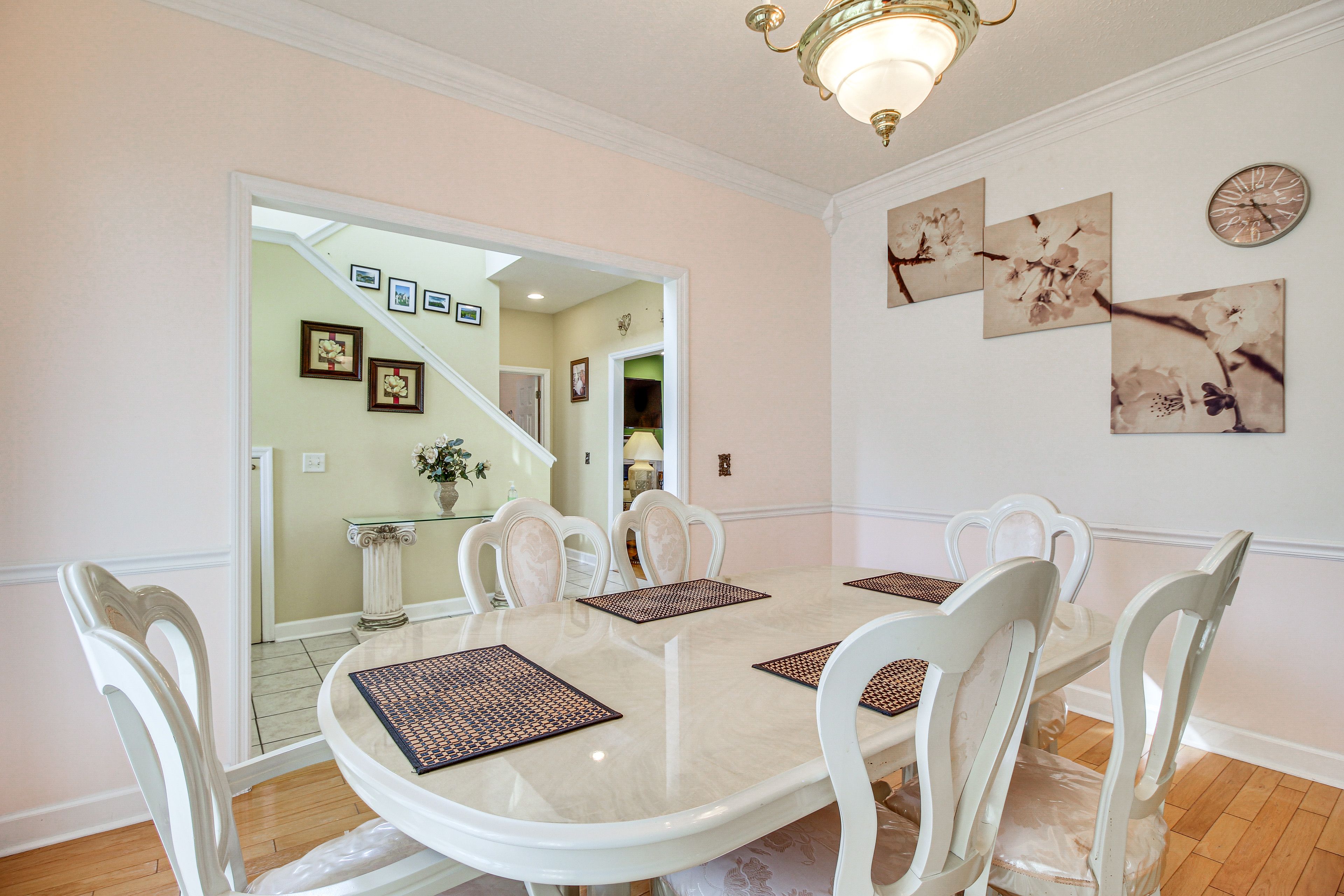 Formal Dining Area | Dishware & Flatware | 1st Floor