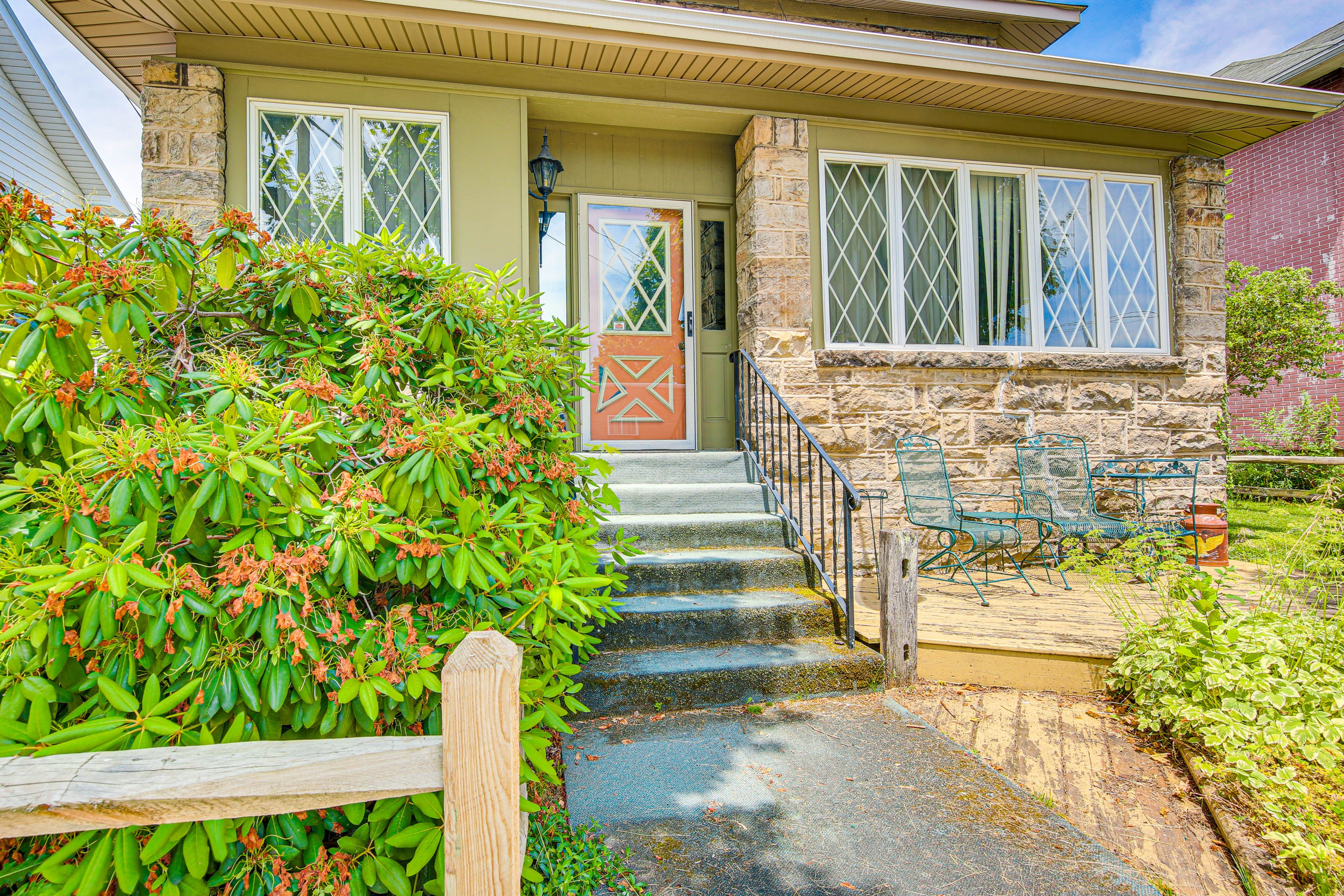 Property Exterior | 3-Story Home | Patio Seating