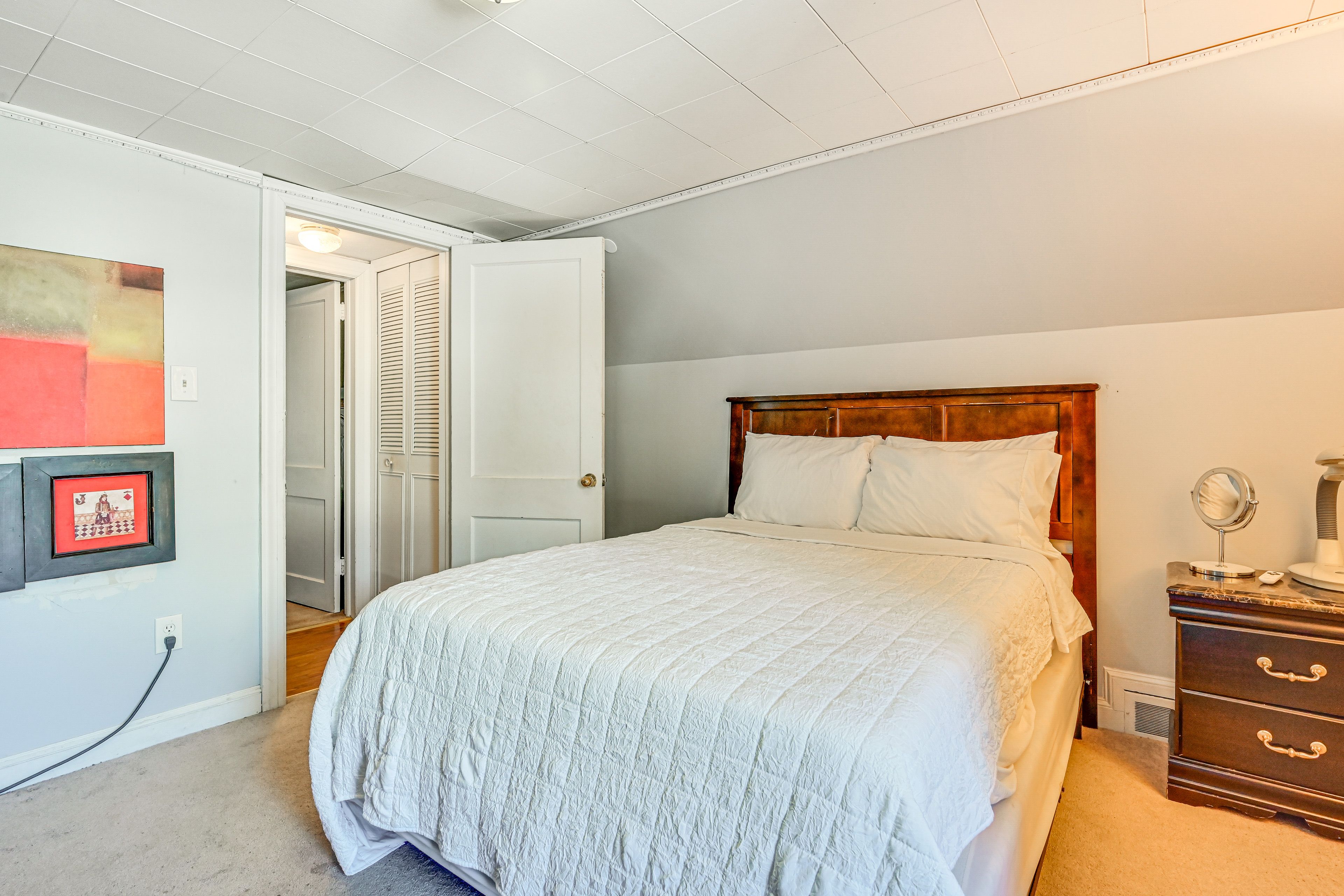 Bedroom 3 | Queen Bed | Kids Twin Floor Mattress | Smart TV | 2nd Floor