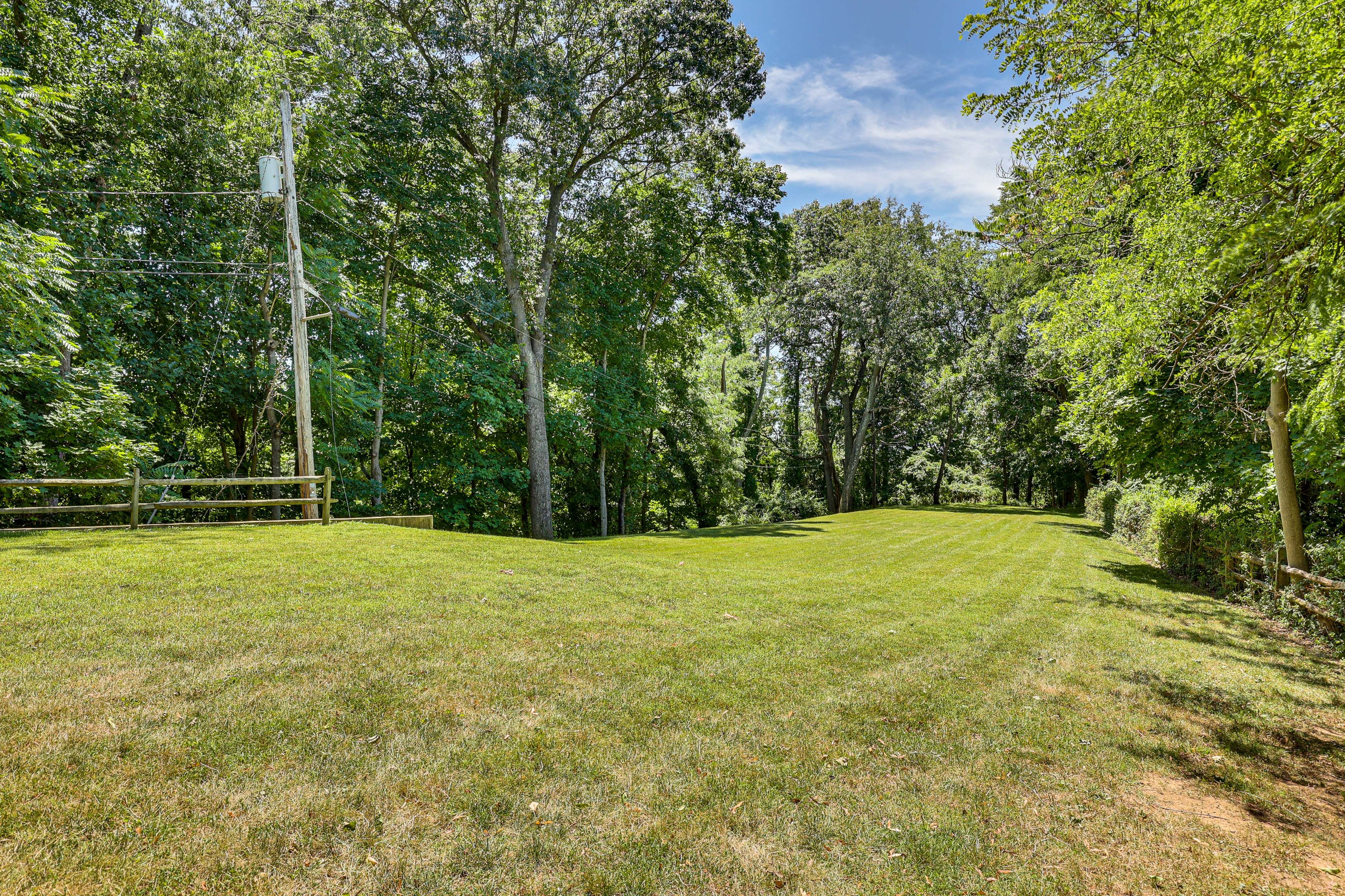Spacious Yard