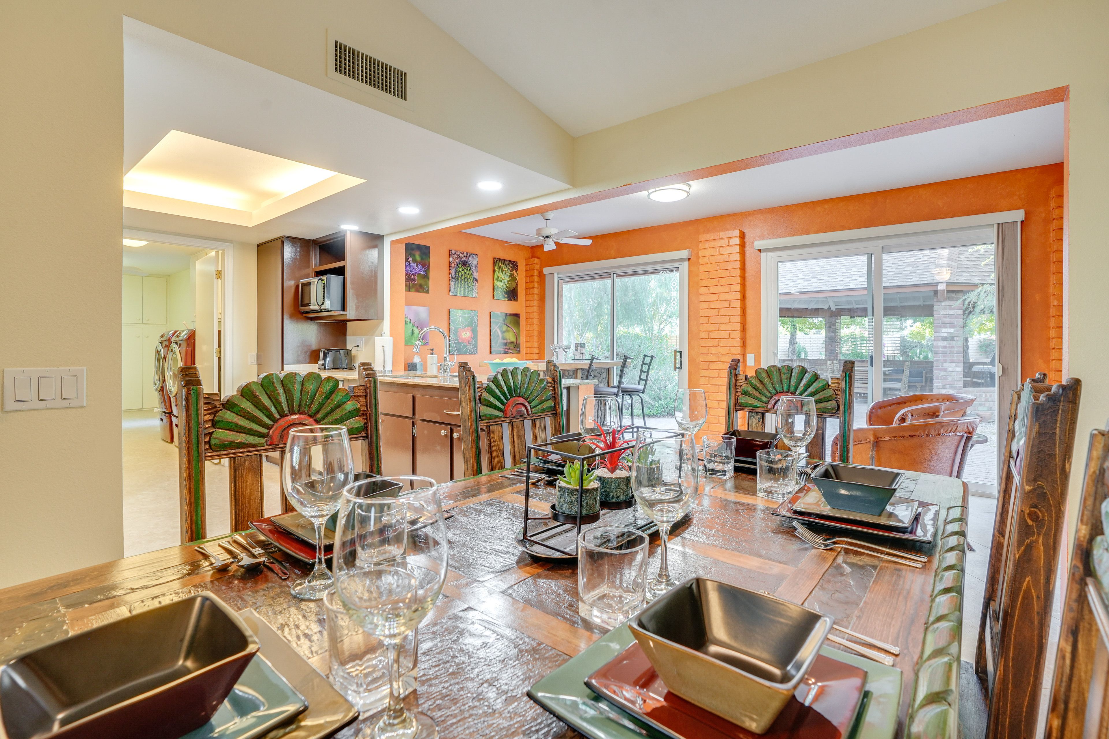 Dining Area | Single-Story House | In-Unit Laundry