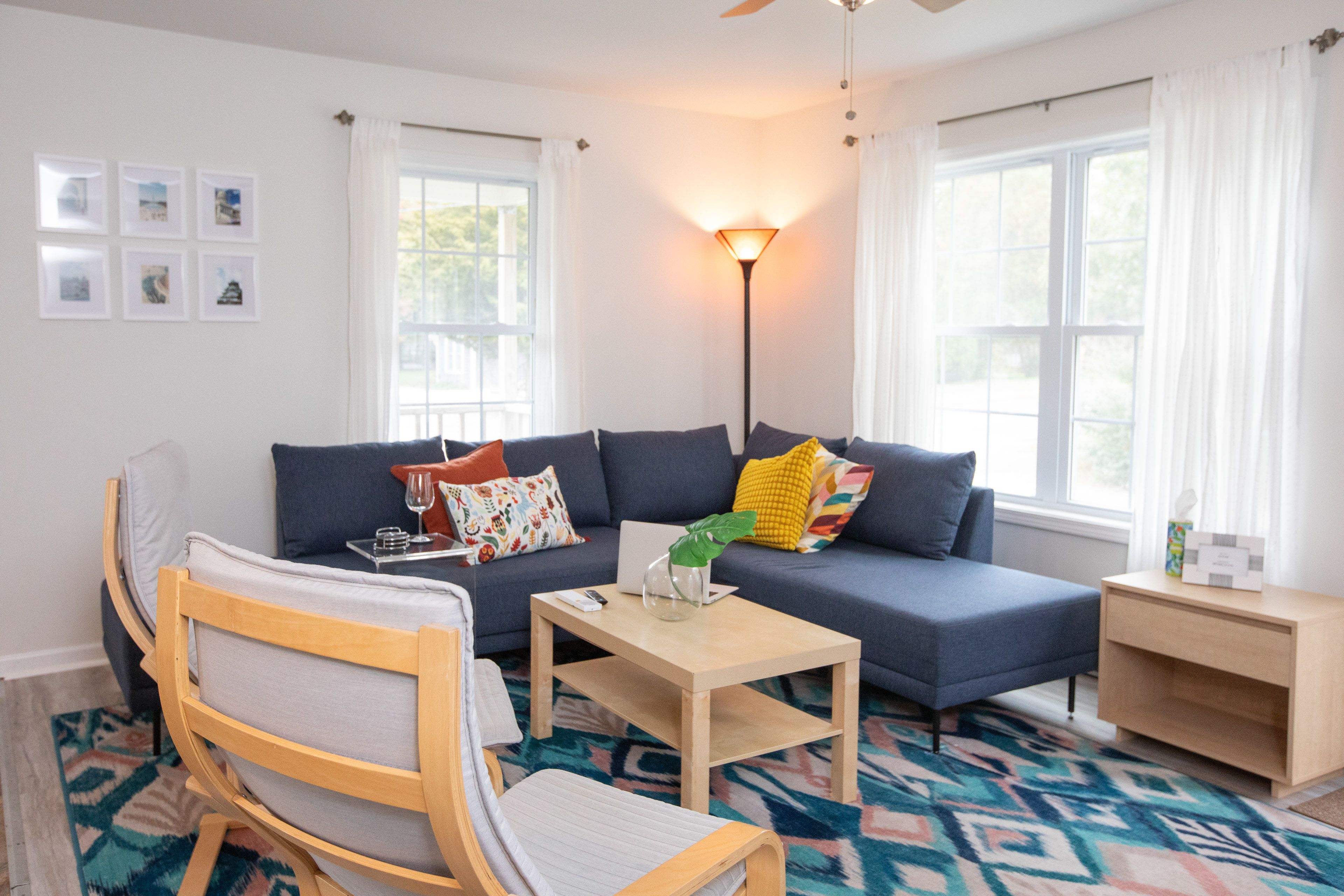 Living Room | Main Level | Central A/C & Heating | Full Sleeper Sofa
