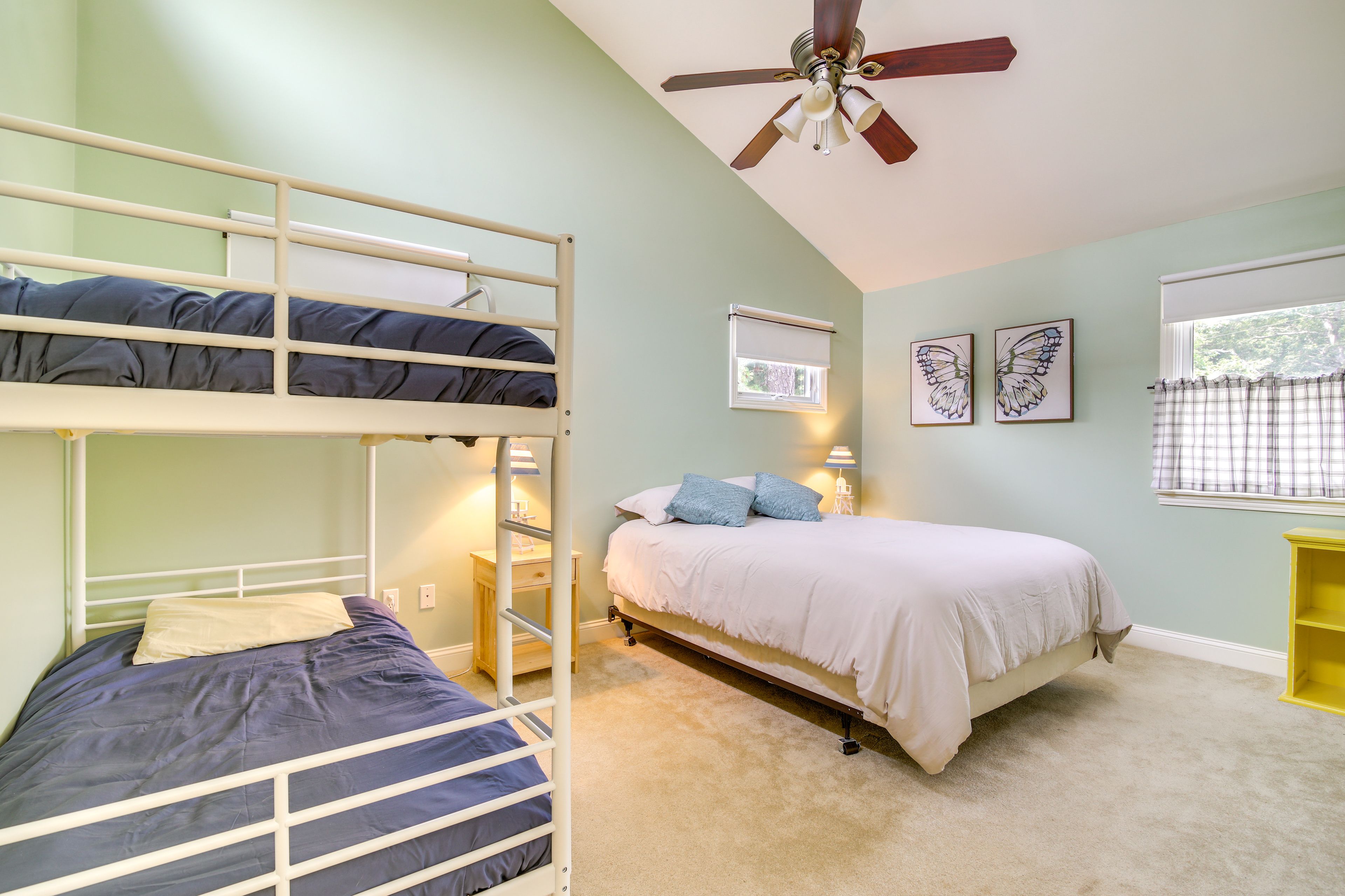 Bedroom 2 | 2nd Floor | Queen Bed | Twin Bunk Bed