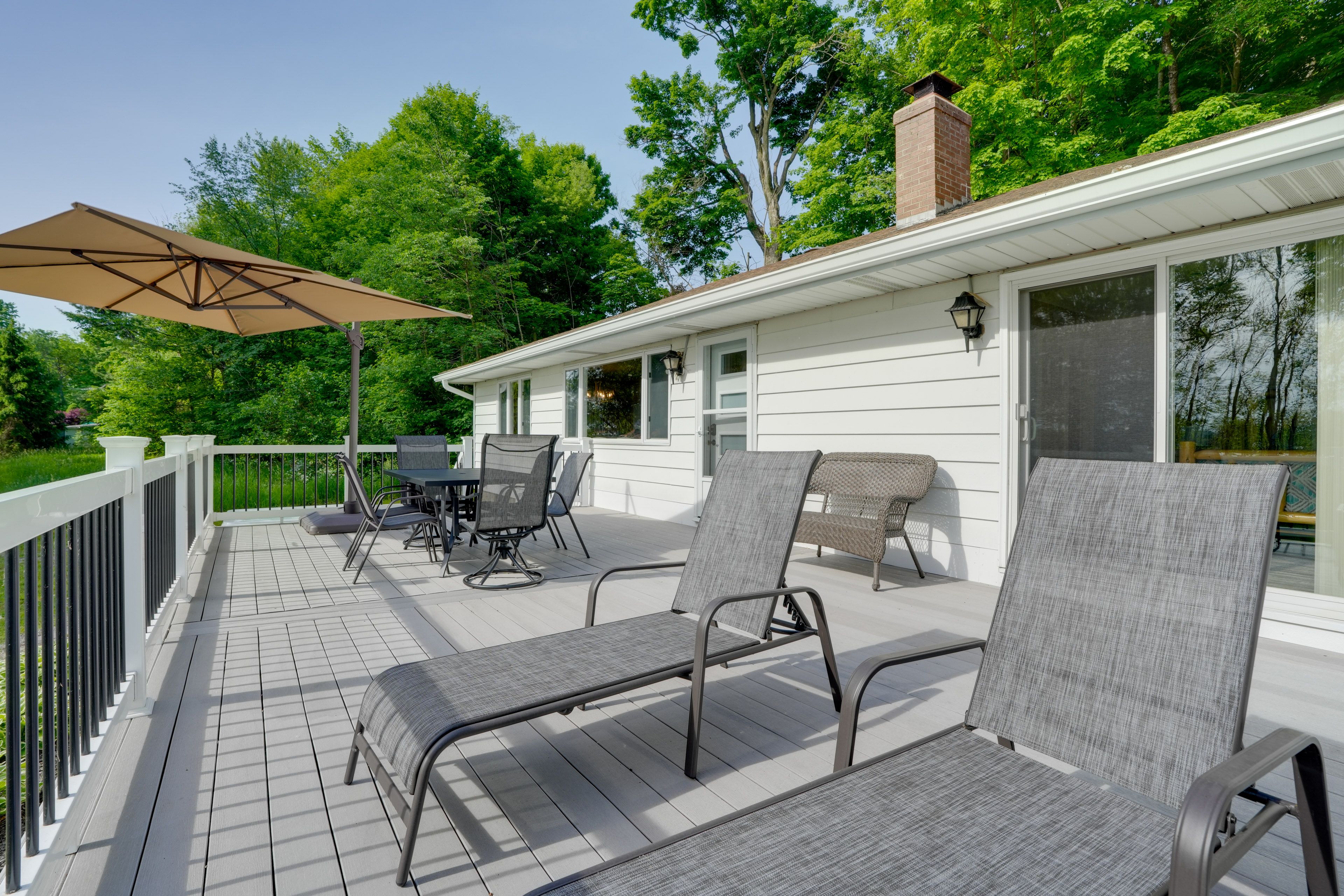 Furnished Deck | Lake Views