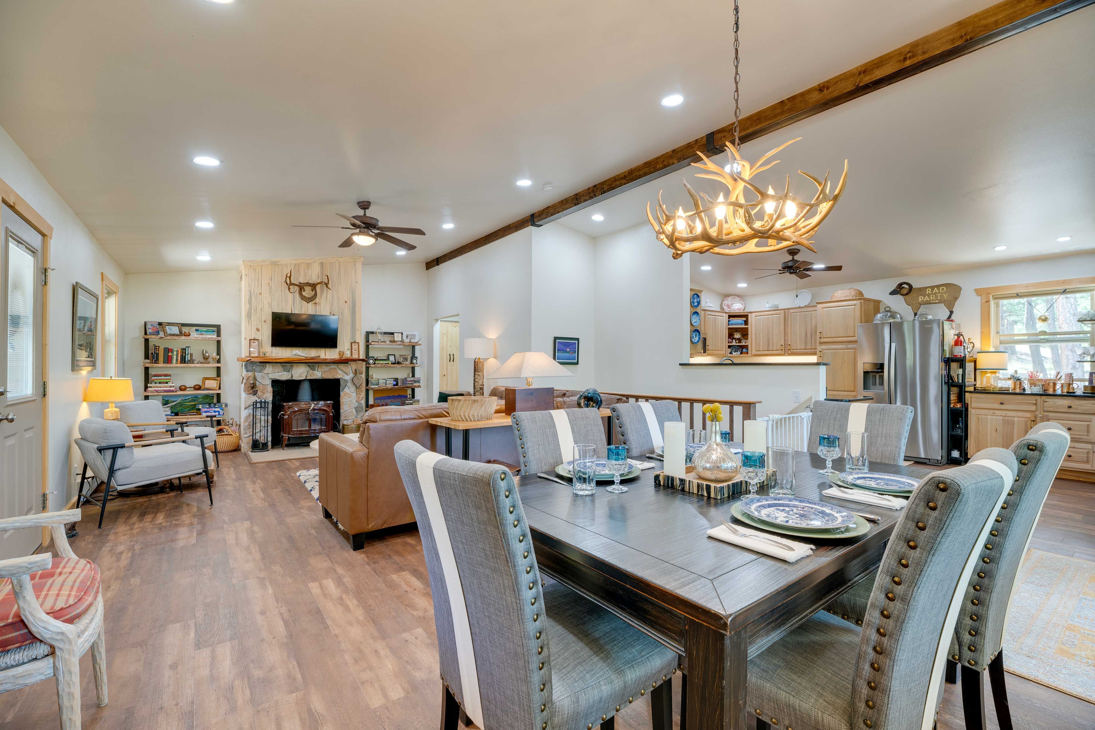 Dining Area | Wood-Burning Stove