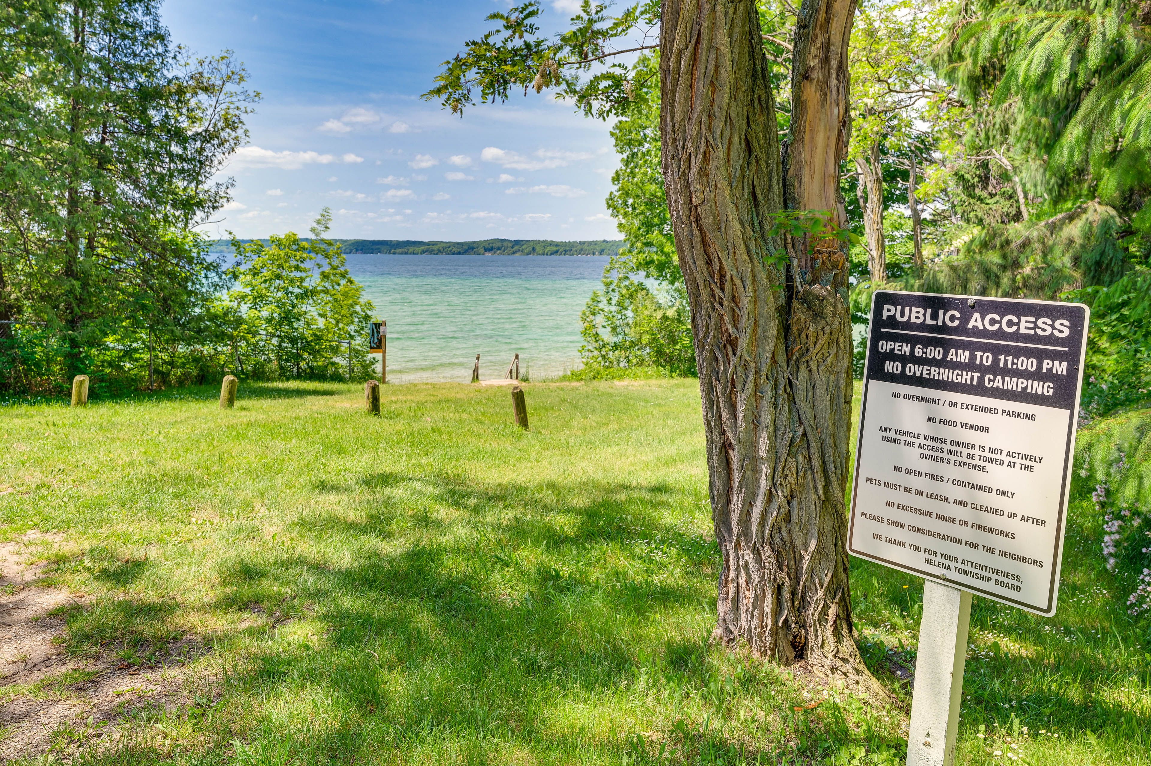 Steps to Torch Lake
