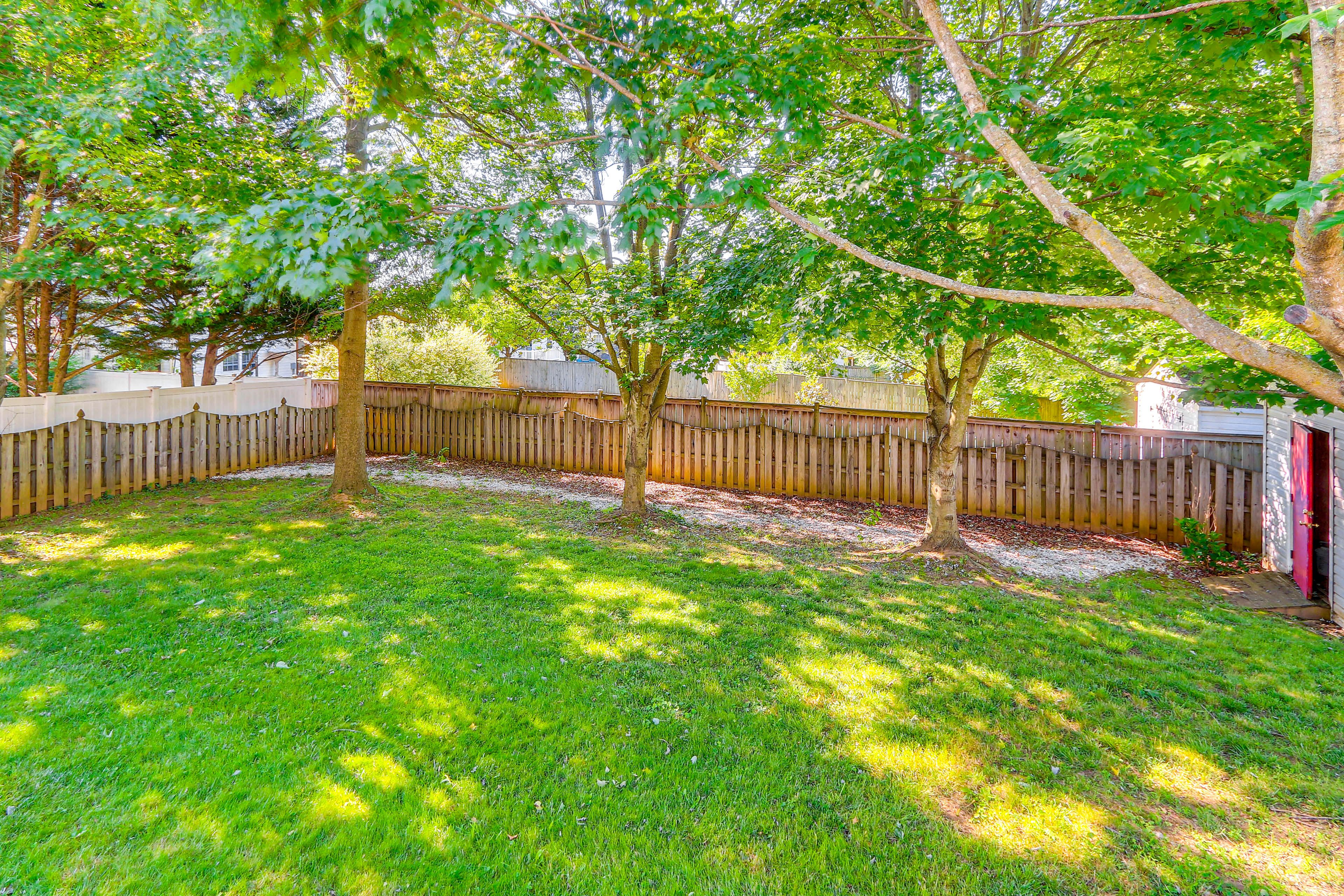 Fenced-In Backyard
