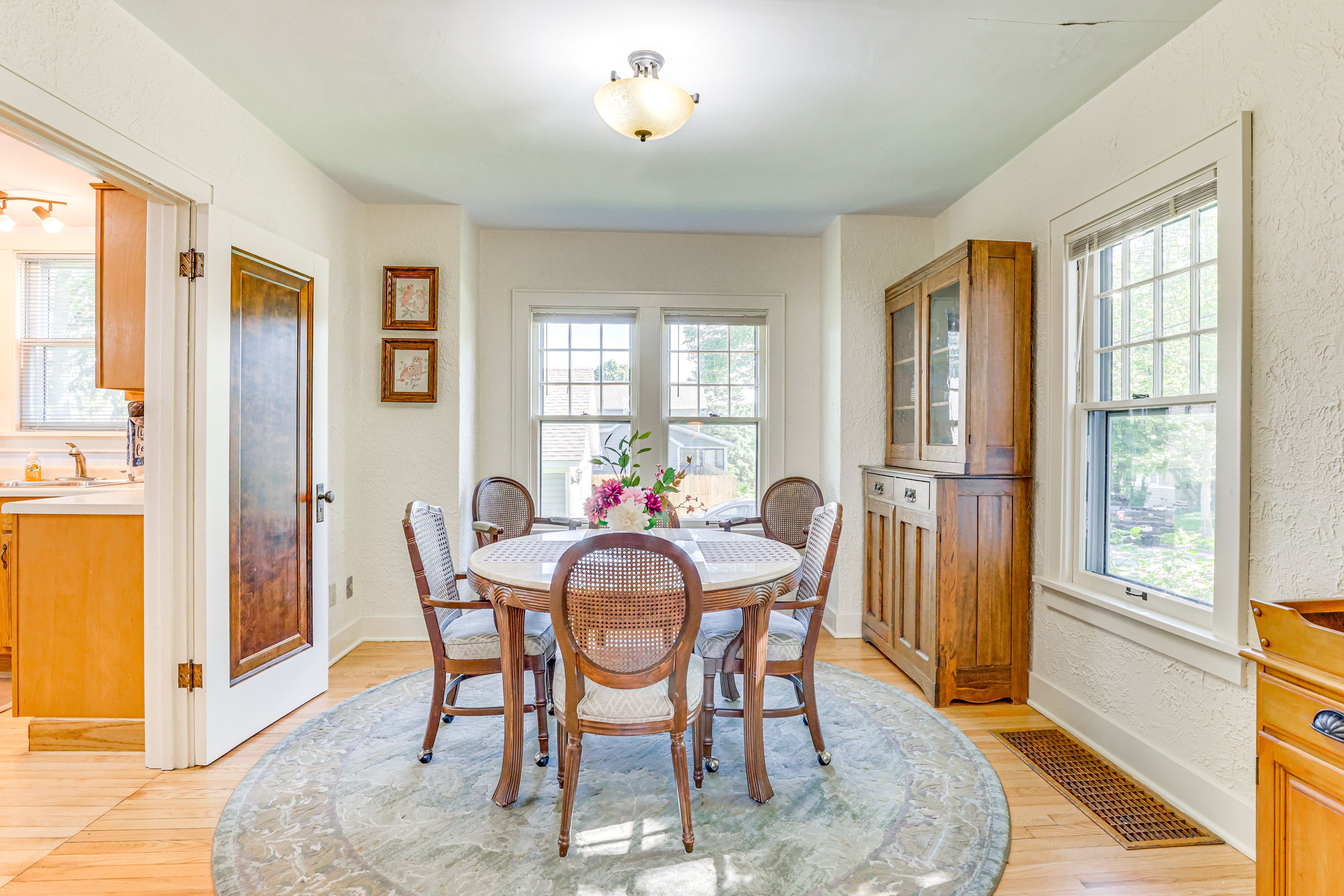 Dining Room | Dishware & Flatware Provided | 1st Floor