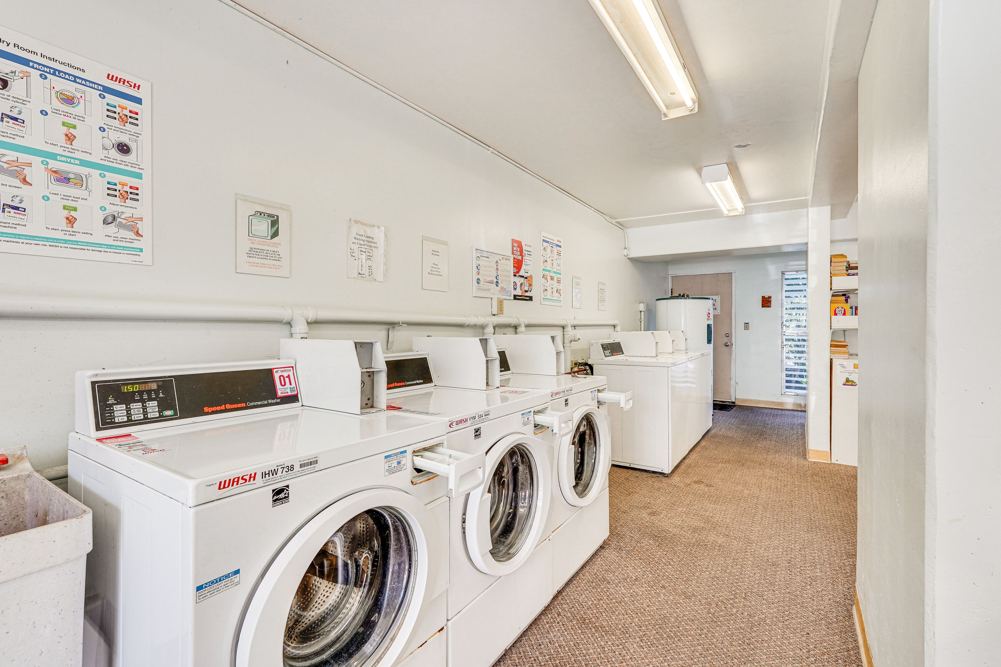 Coin Laundry Room