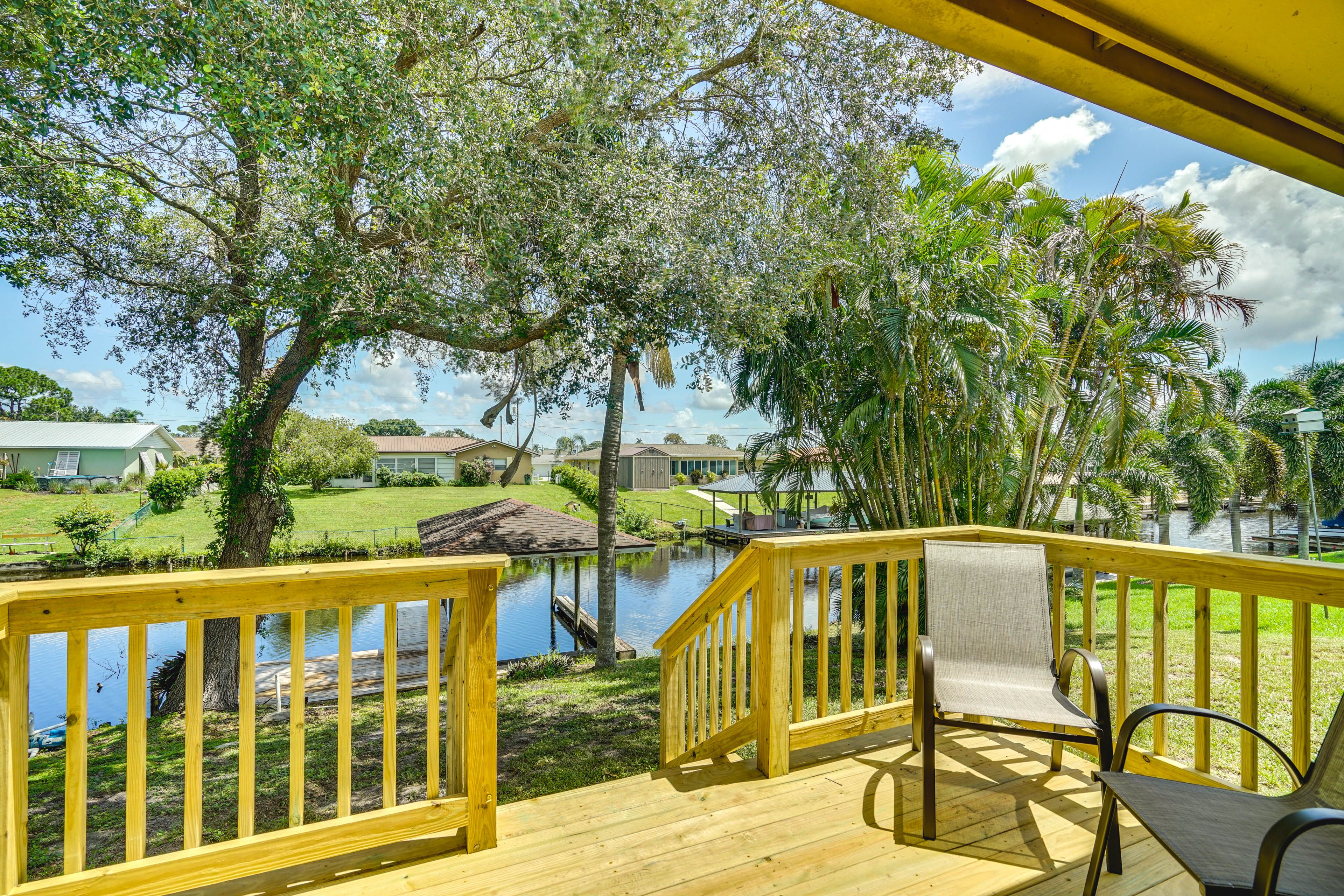 House Exterior | Furnished Deck | Canal Views & Access