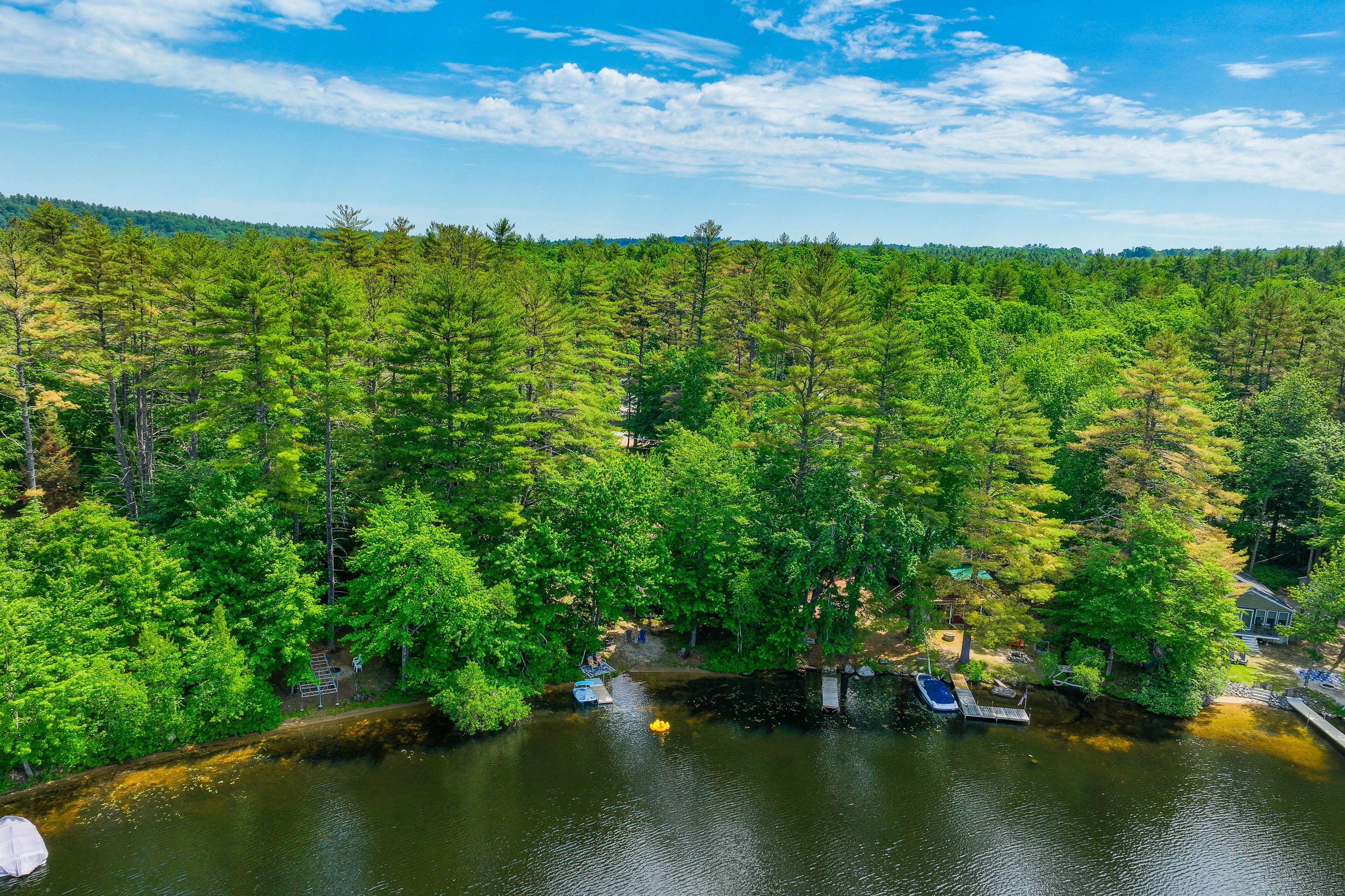 Aerial View of Water & Property