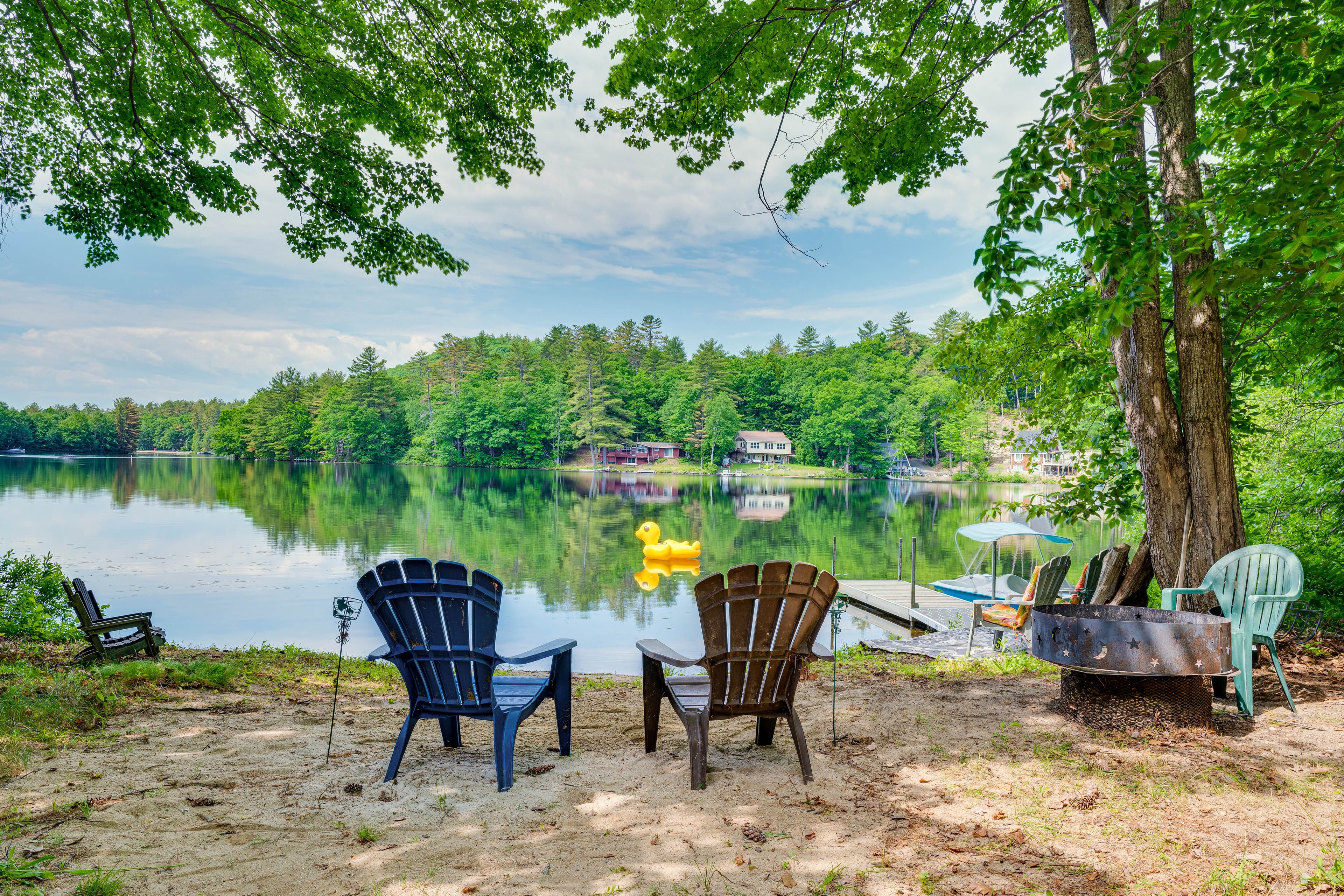 Private Backyard Area | Direct Water Access | 2-Story Cabin