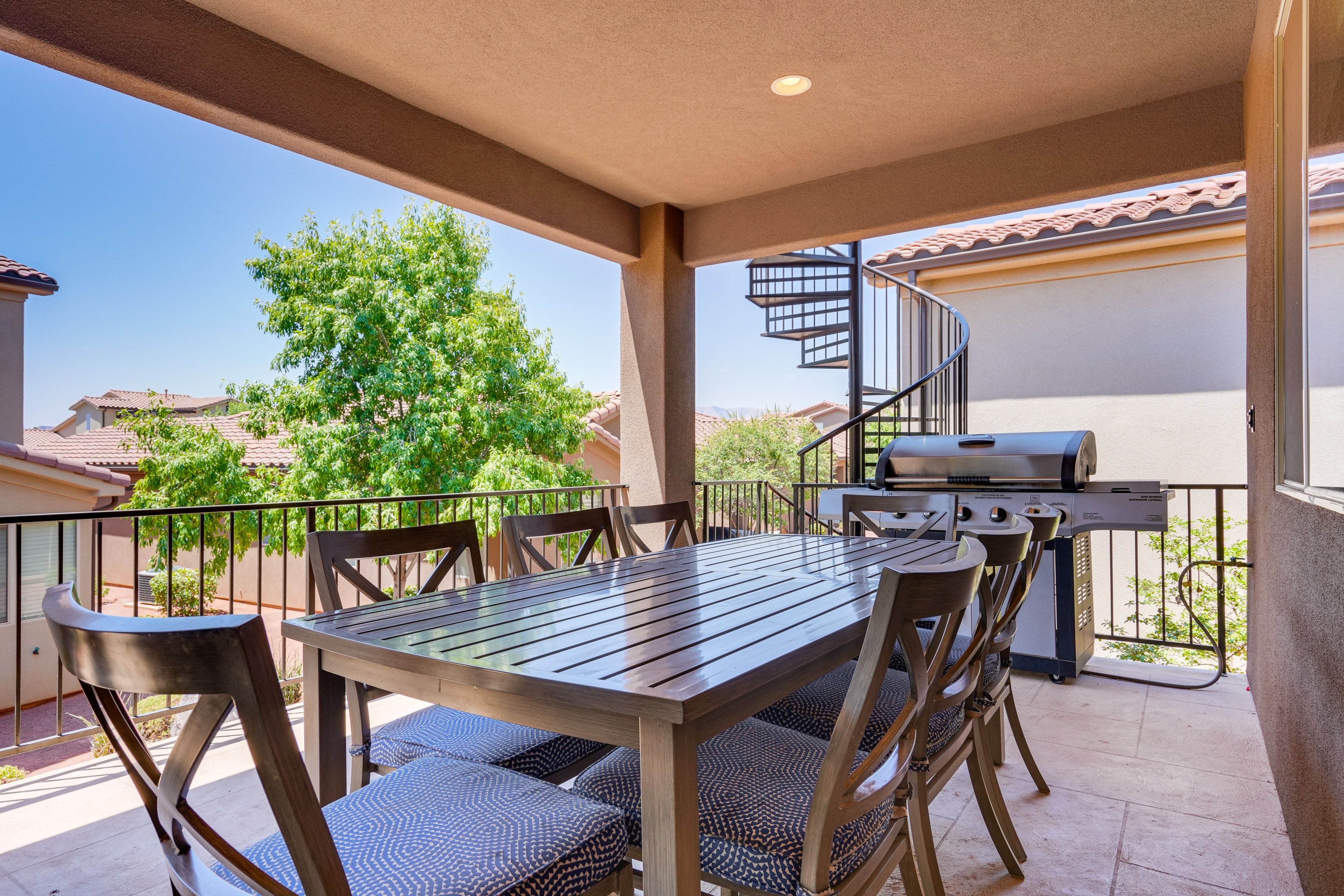 Private Deck | Outdoor Dining Area | Gas Grill | 1st Floor
