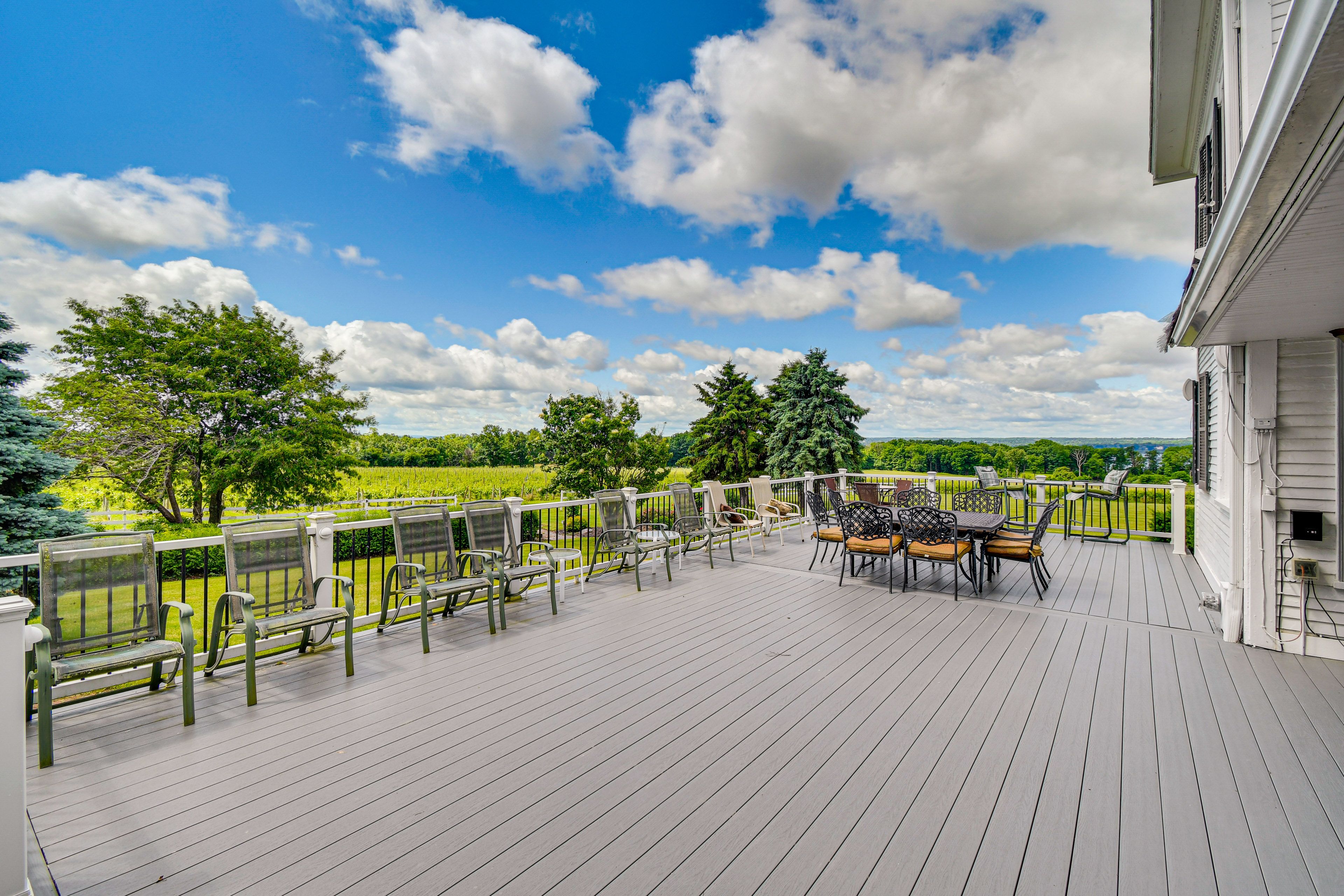 Dining Area | Vineyard Views