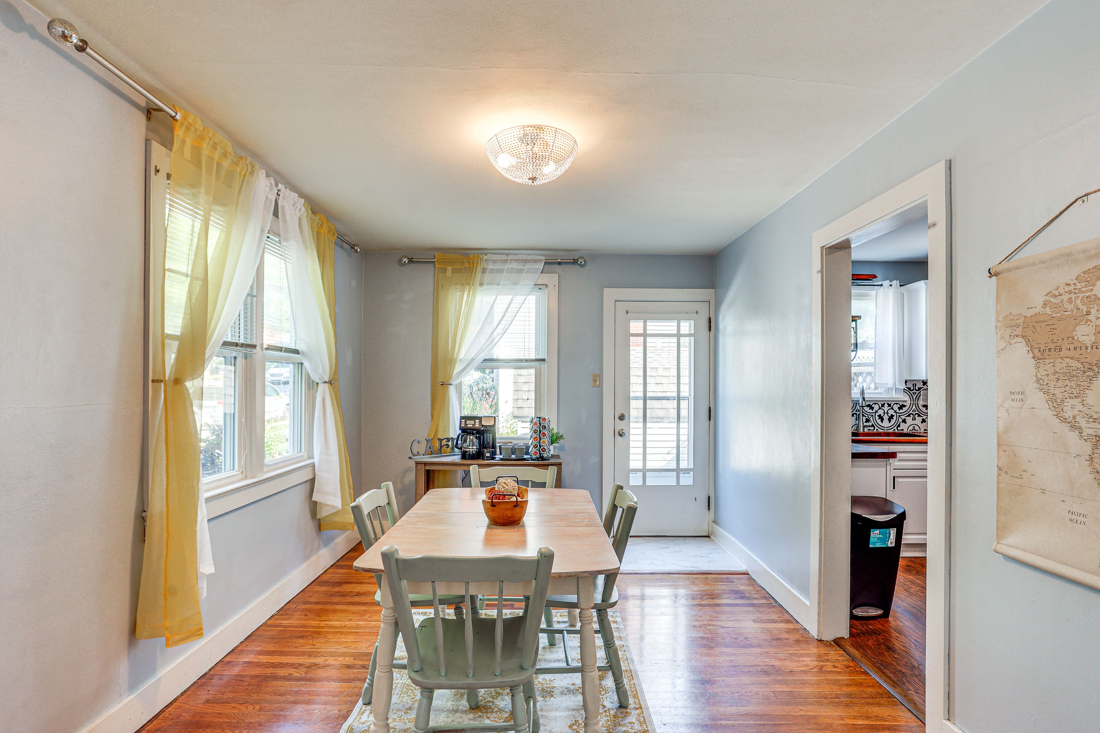 Dining Area | Dishware/Flatware | Coffee Bar | 1st Floor