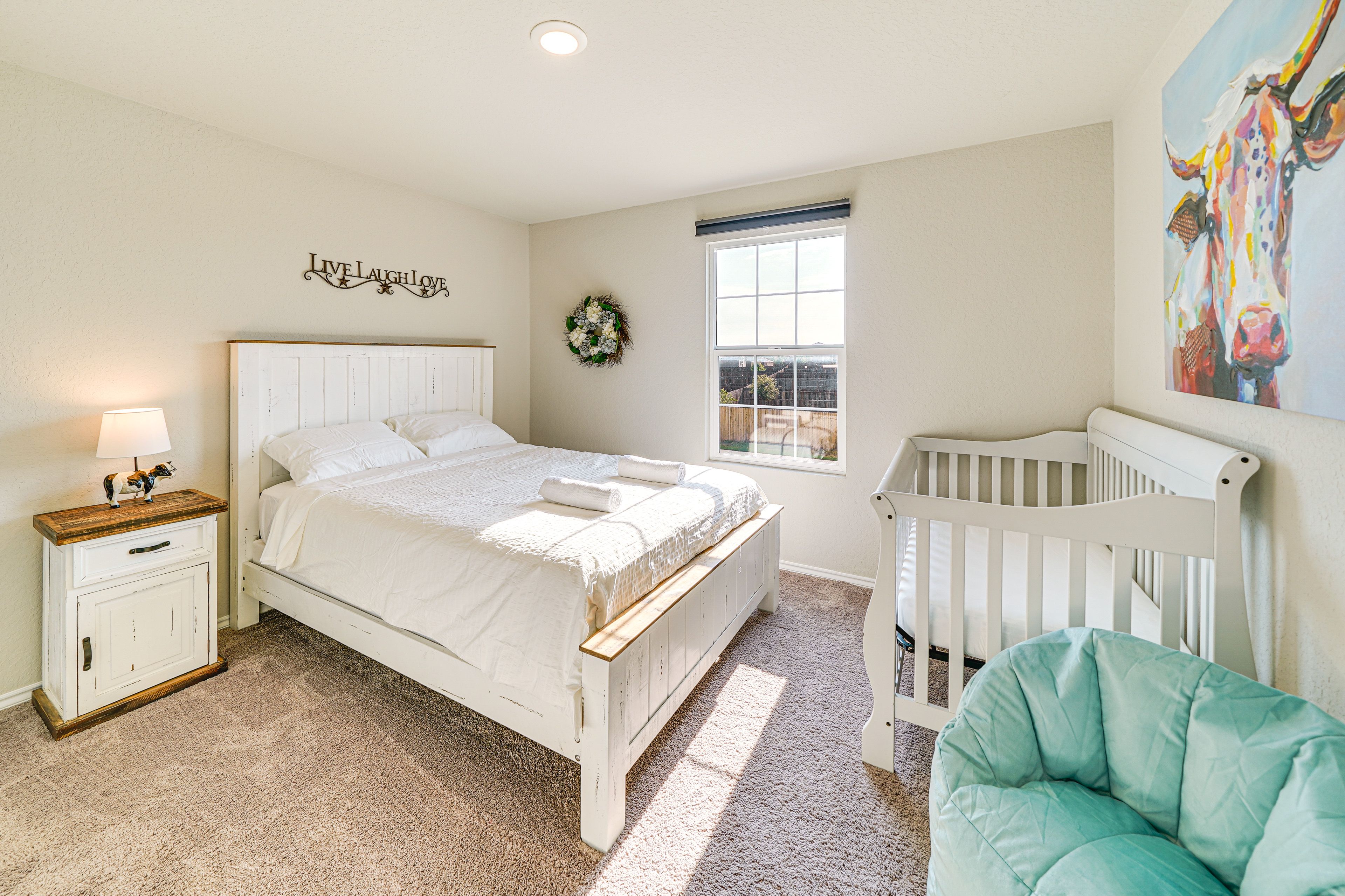 Bedroom 3 | Queen Bed | Crib | 2nd Floor