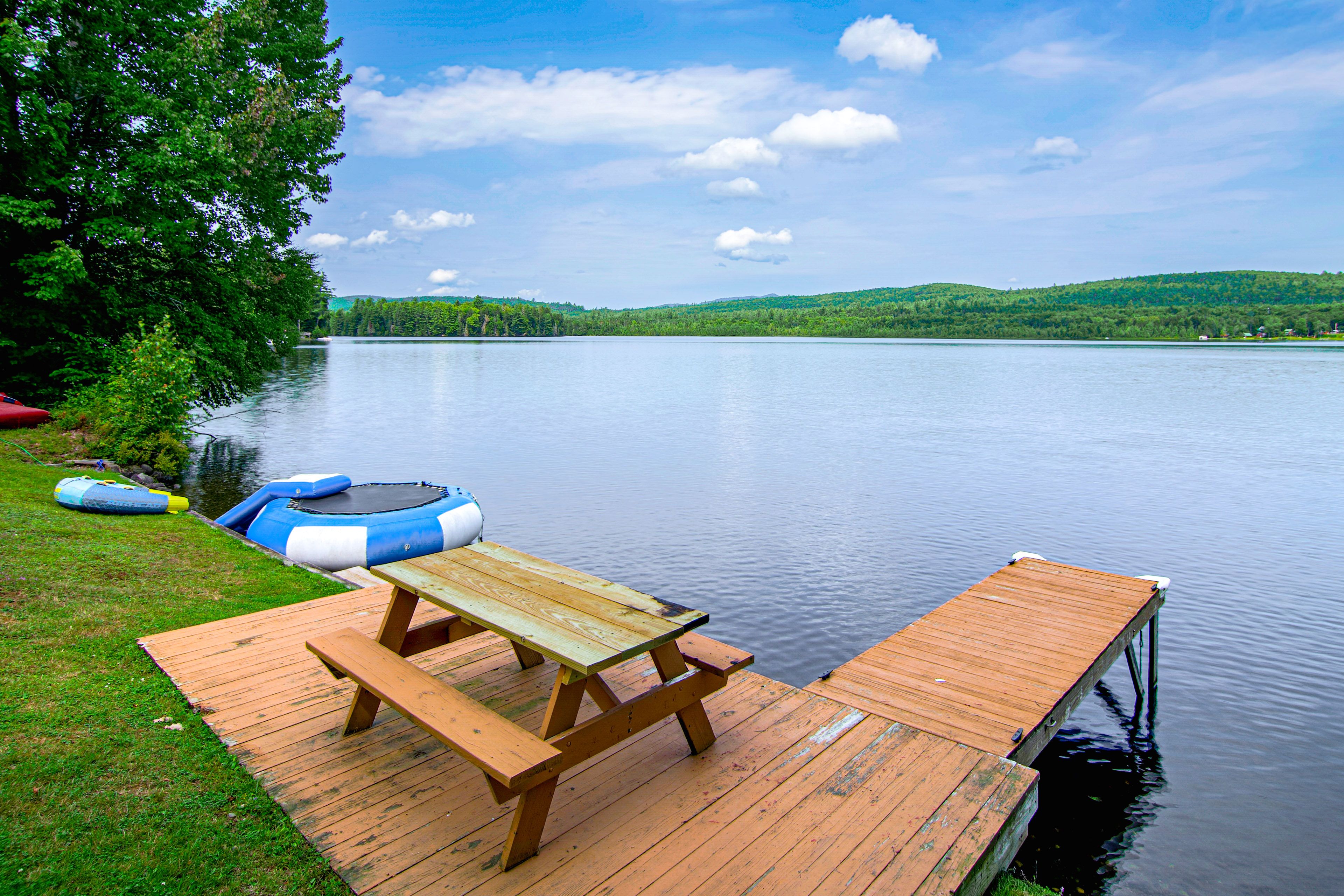 Errol Vacation Rental | 3BR | 2BA | 1,200 Sq Ft | 1 Small Step to Enter