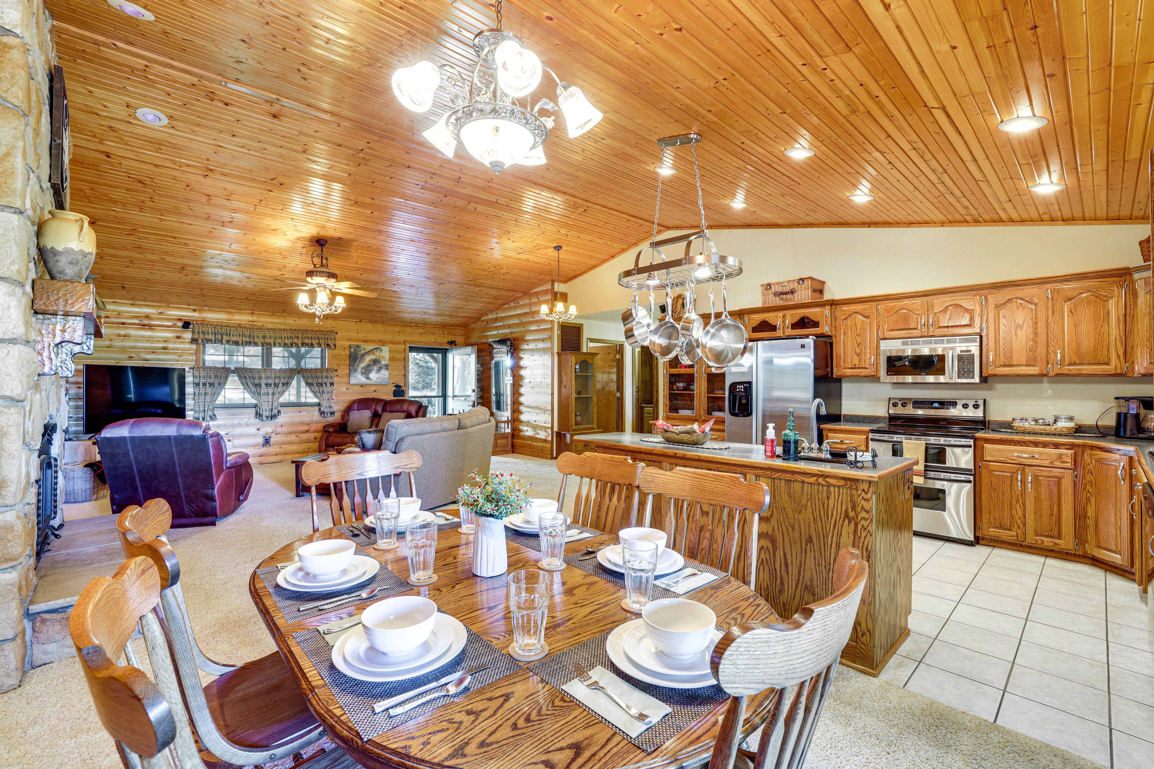 Dining Area | Dishware & Flatware | Main Level