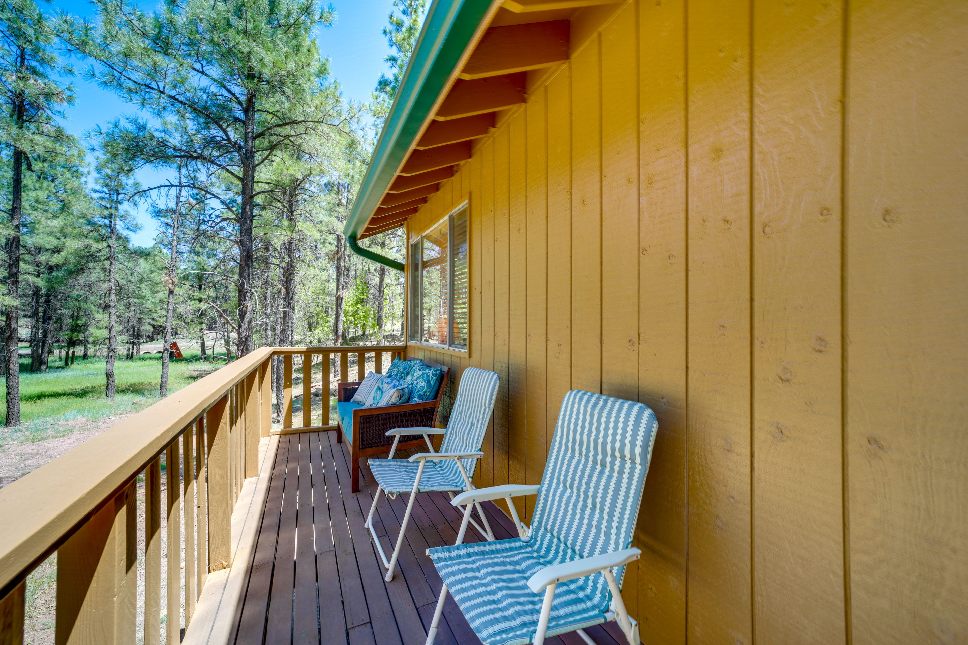 Private Deck | Forested Views | 12 Mi to Blue Ridge Reservoir