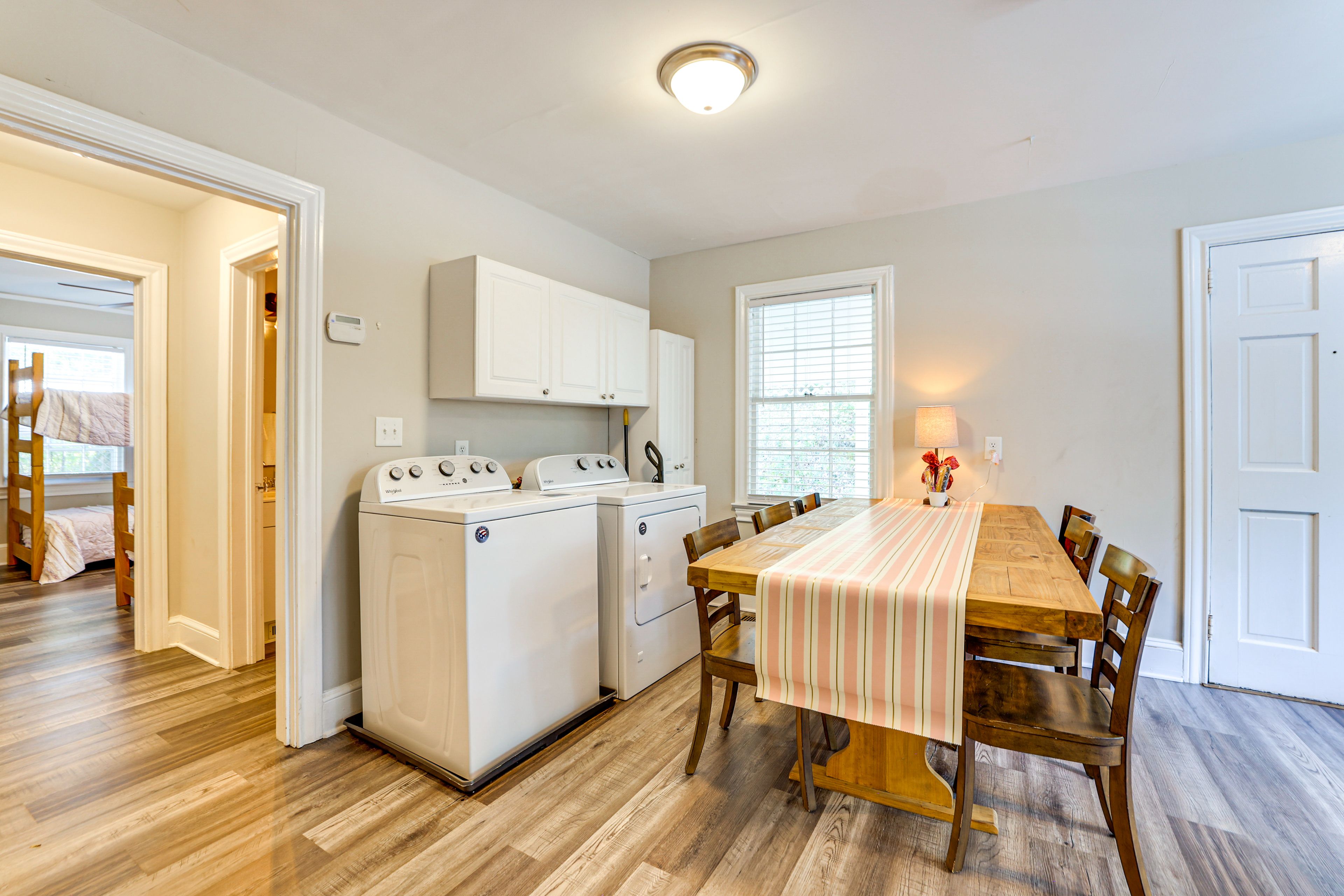 Dining Area | Washer & Dryer | Central A/C & Heating