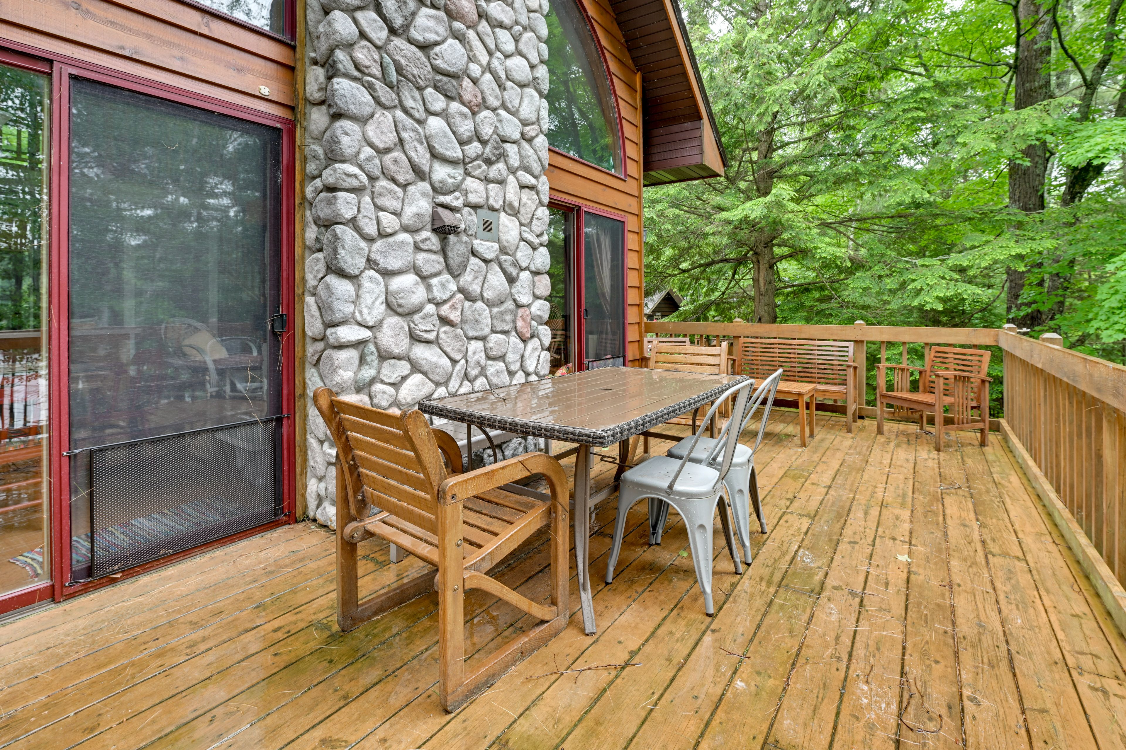 Deck | Outdoor Dining Area | Lake Views