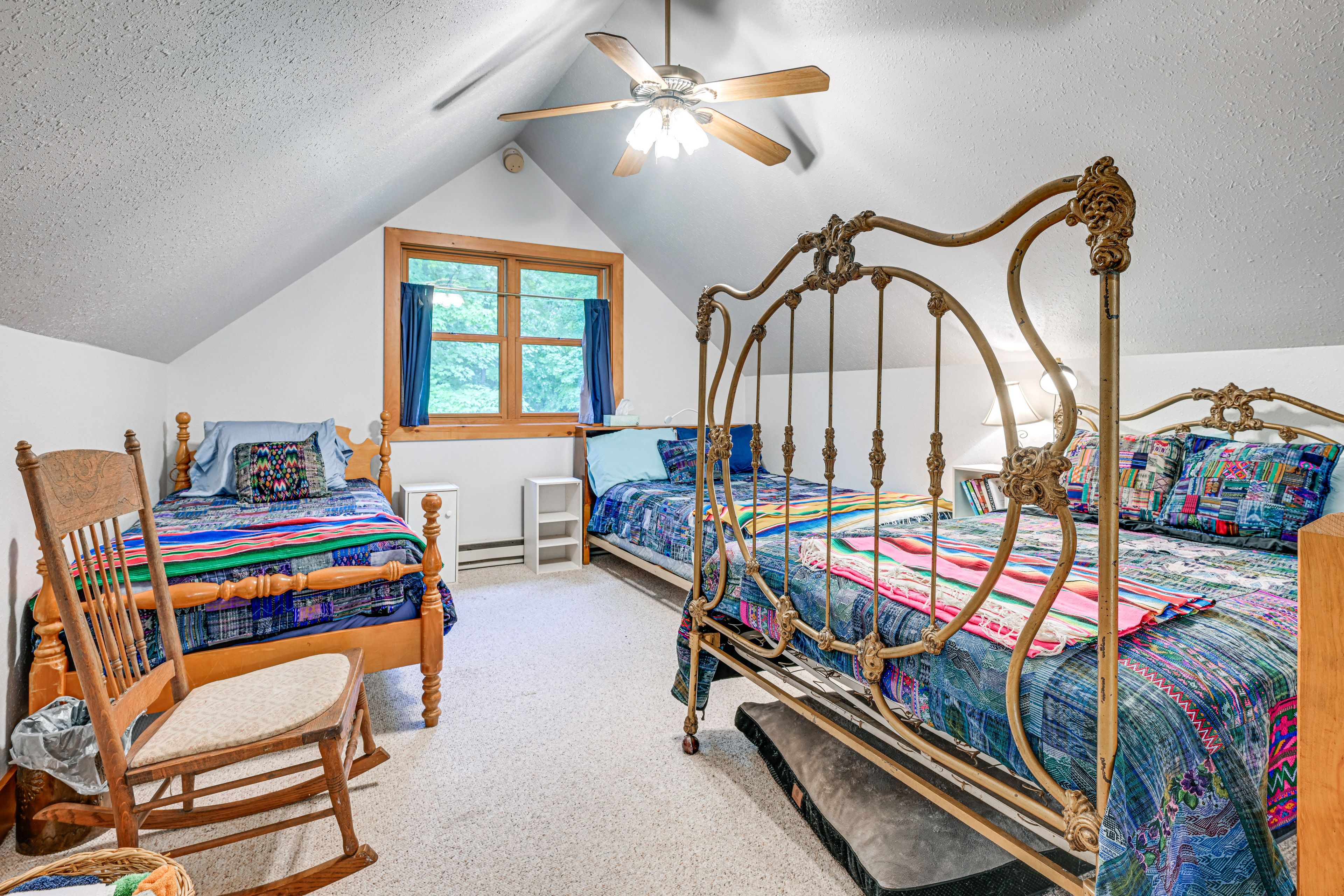 Loft | Full Bed | 3 Twin Beds | Upper Level