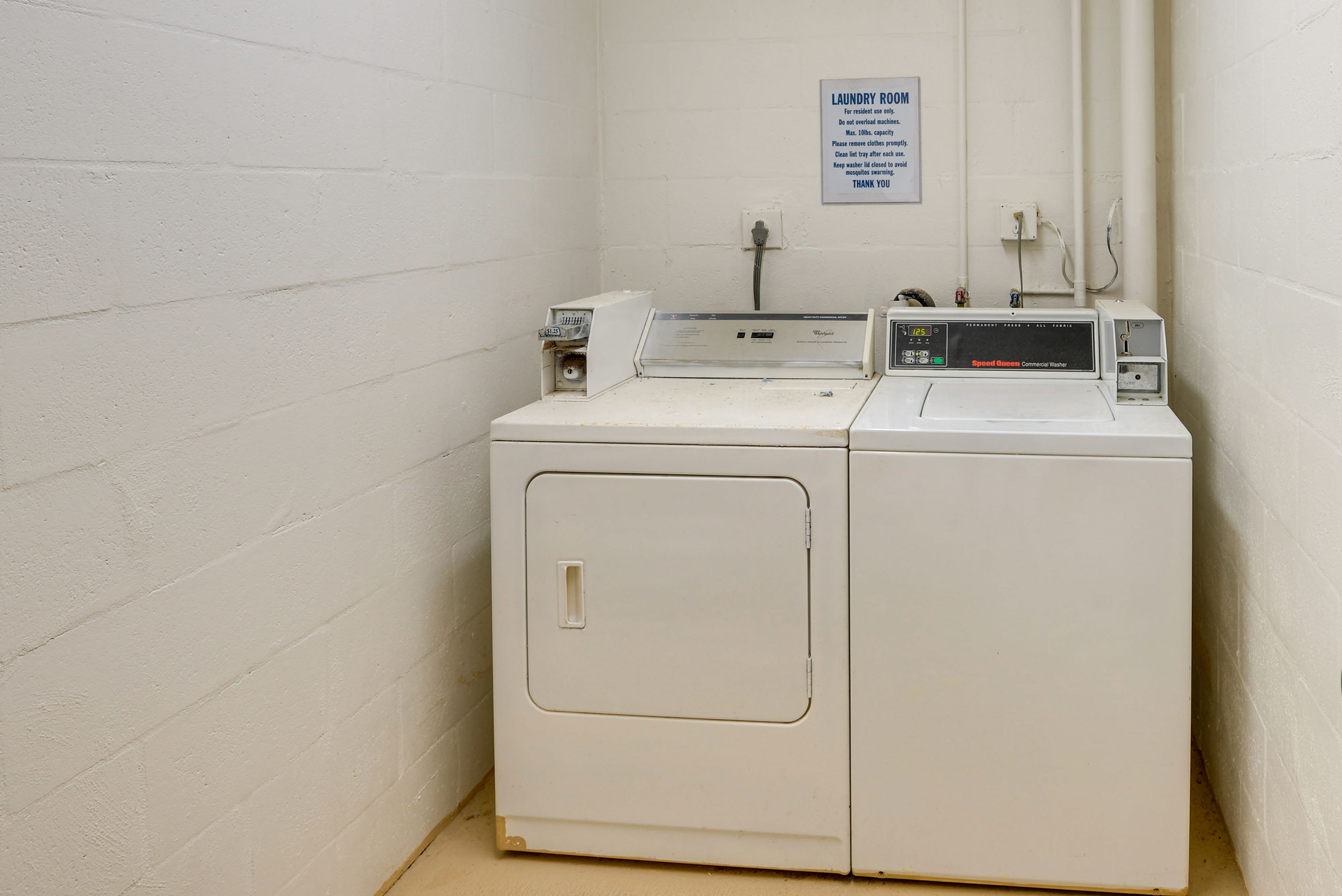 Ocean Watch Condominiums Community Amenities | Shared Laundry