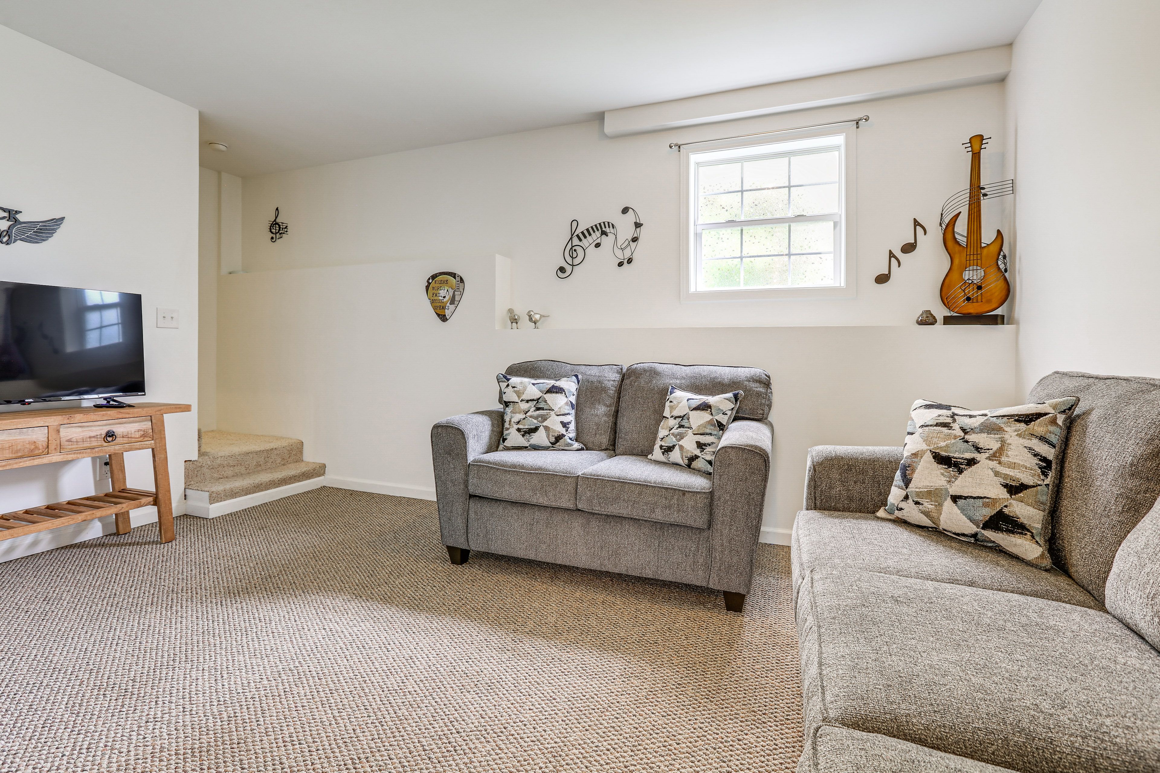 Basement Living Room | TV | Basement Level