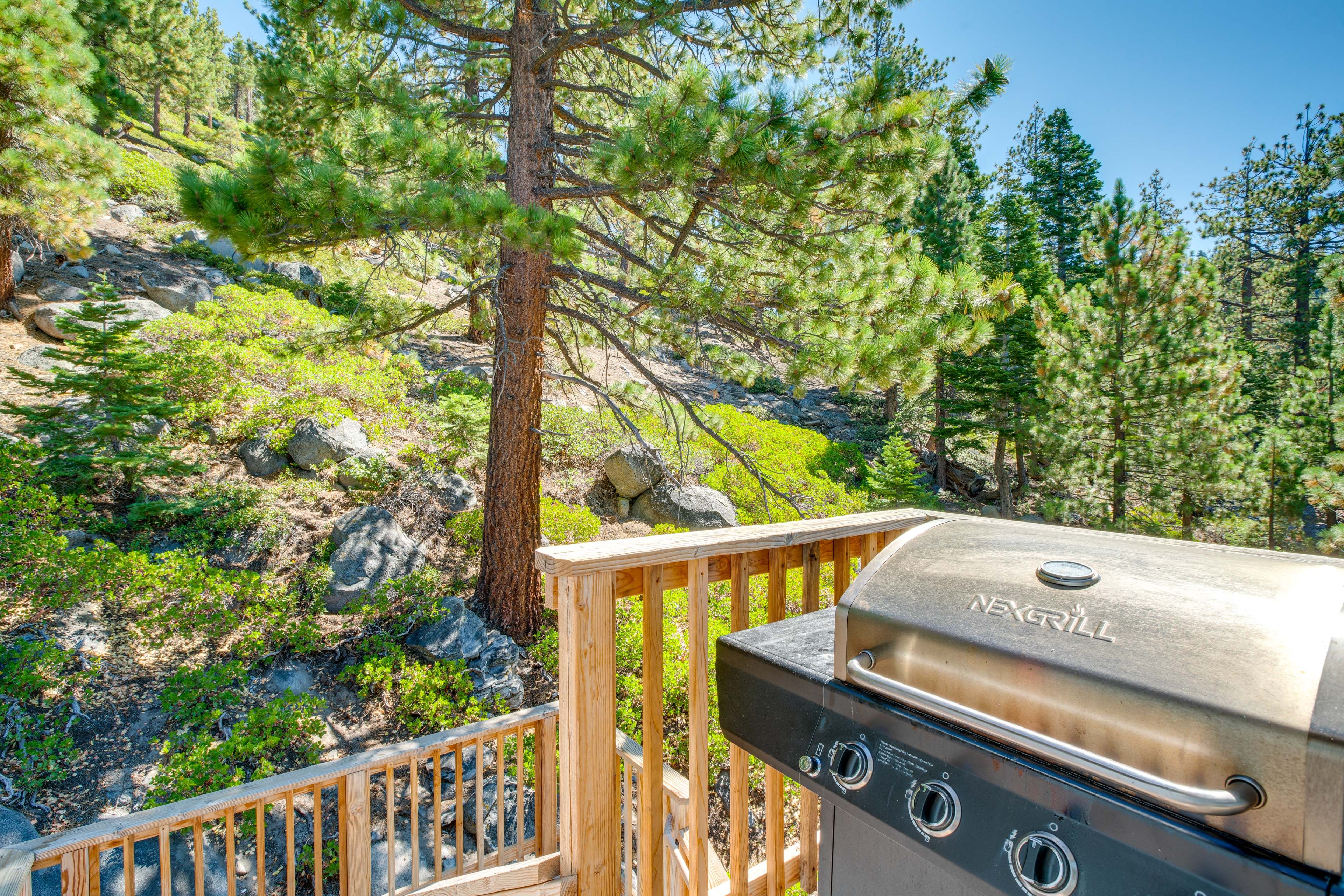 Upper Deck | Gas Grill | Sauna | Mountain Views
