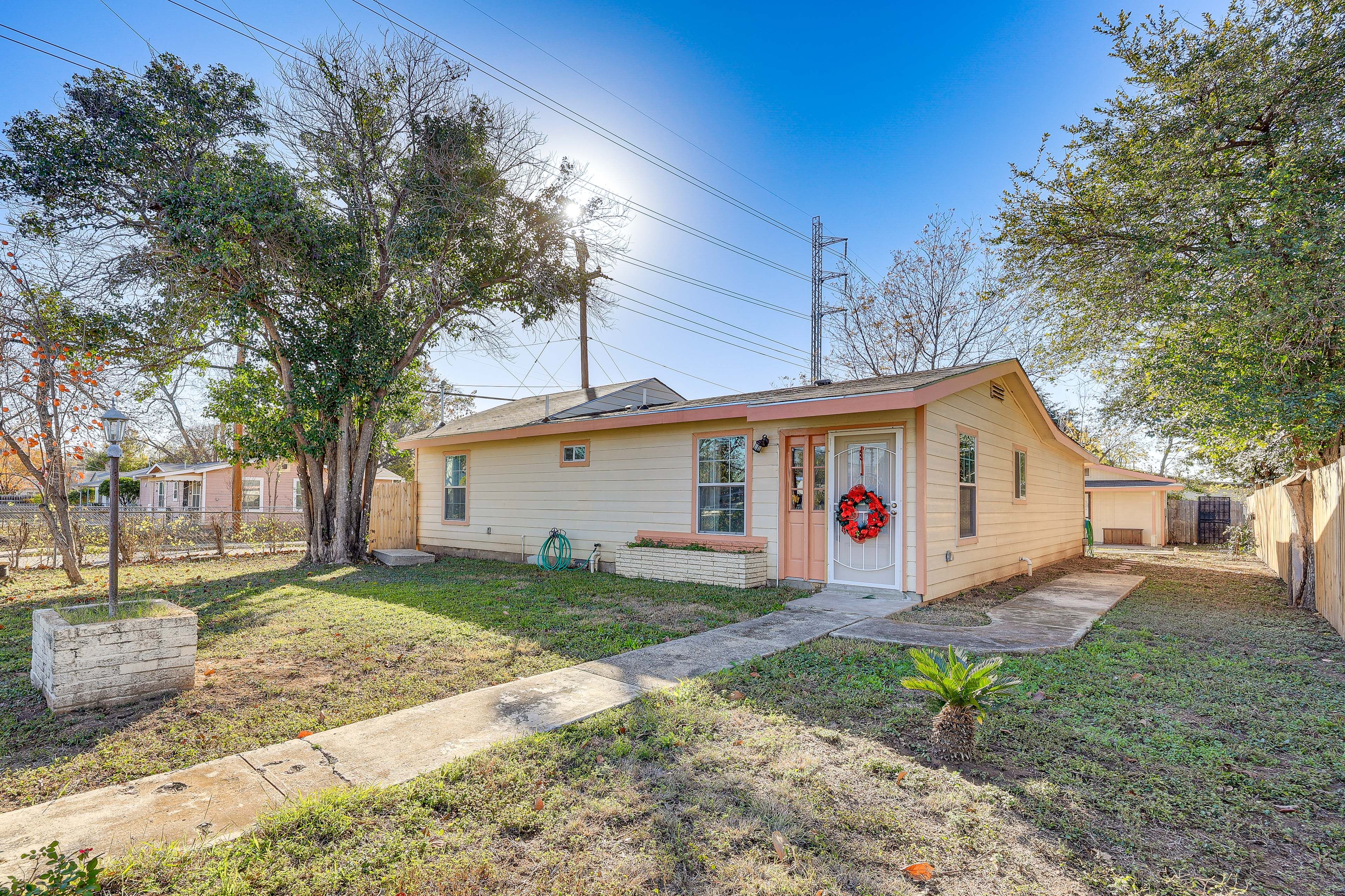 Property Exterior | Fully Fenced-In | Driveway (4 Vehicles)