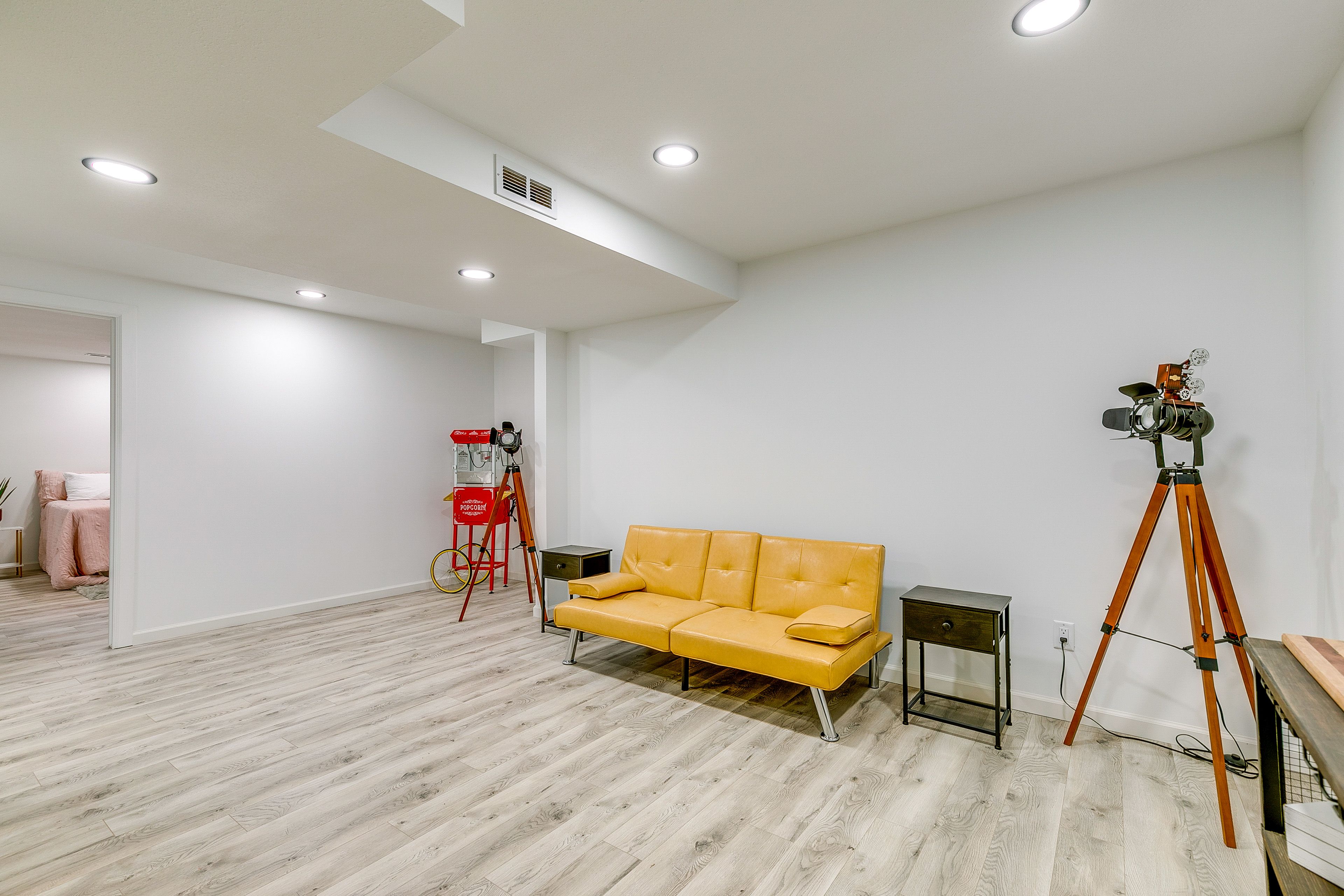 Living Area | Popcorn Machine | 1st Floor