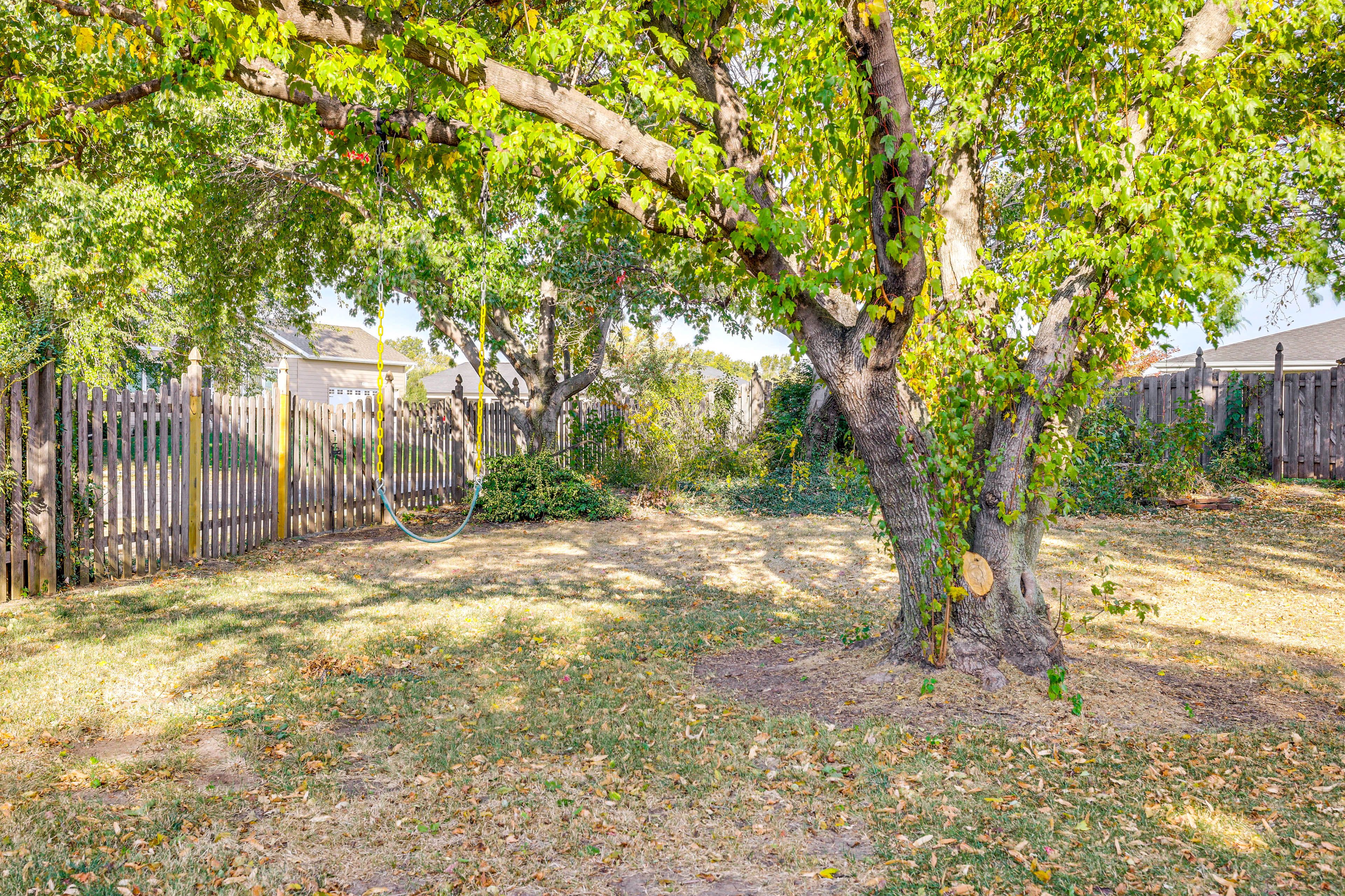 Fenced Backyard