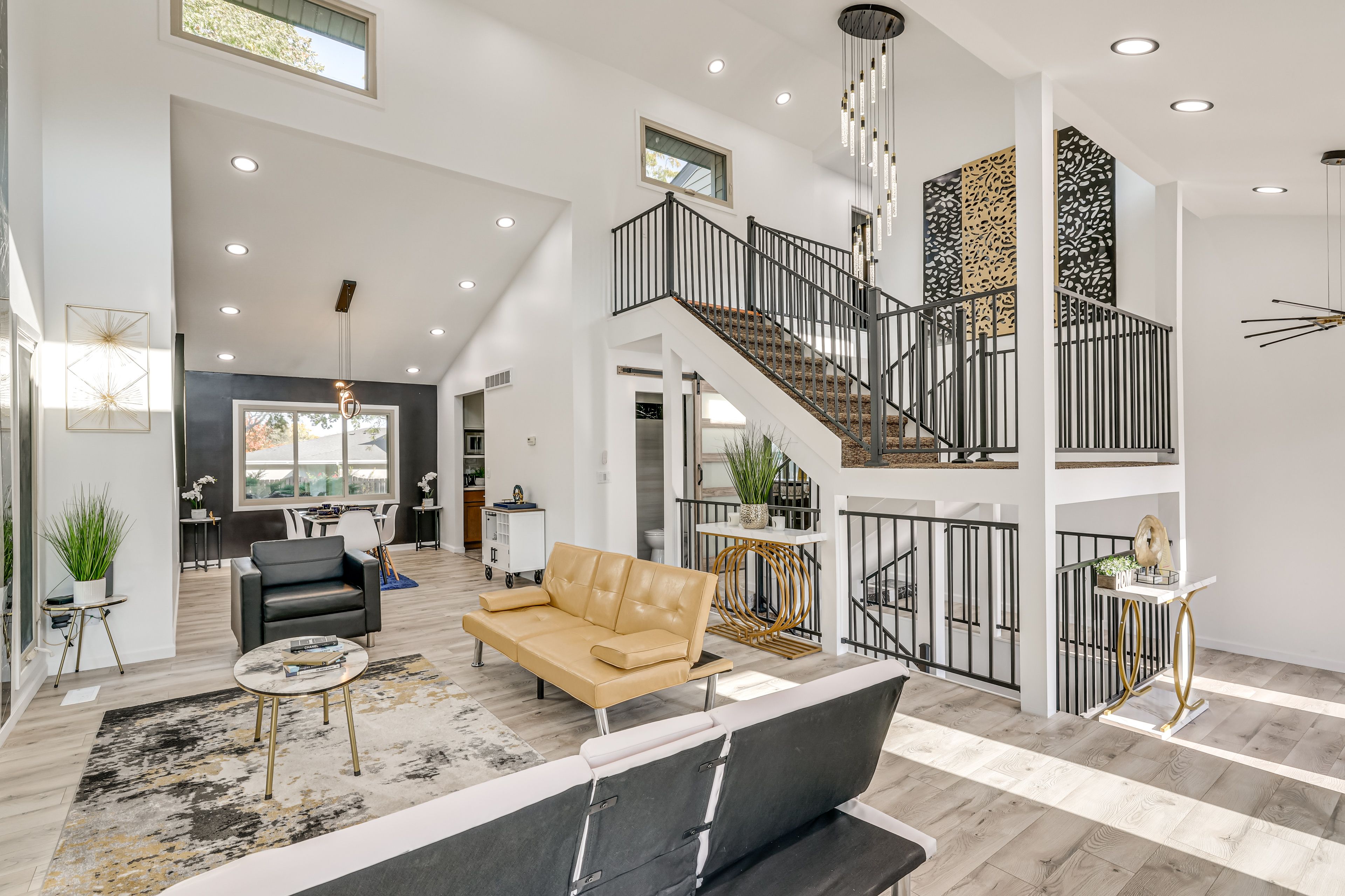 Living Room | Electric Fireplace | 2nd Floor