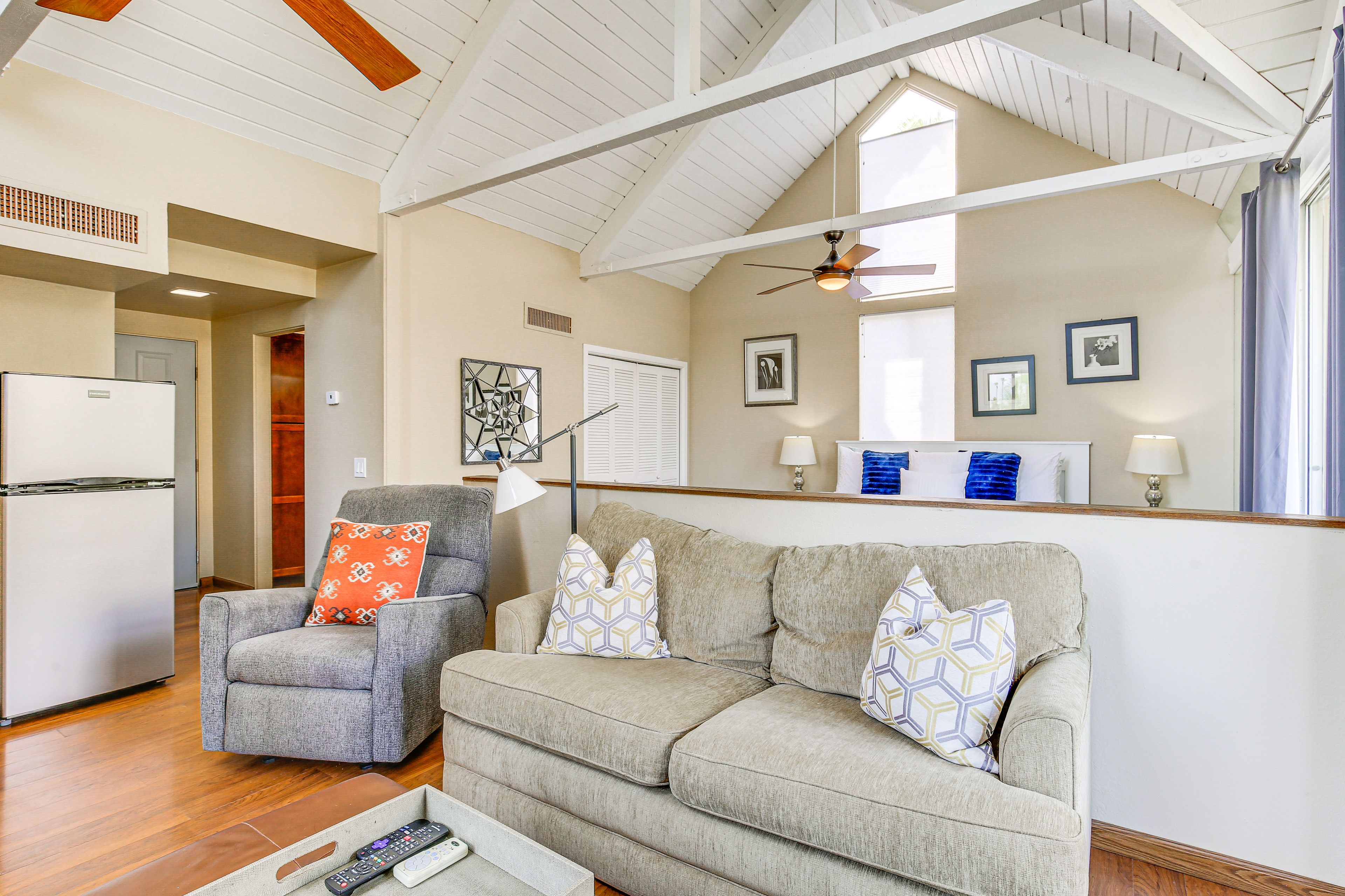 Living Area | Full Sleeper Sofa | Smart TV