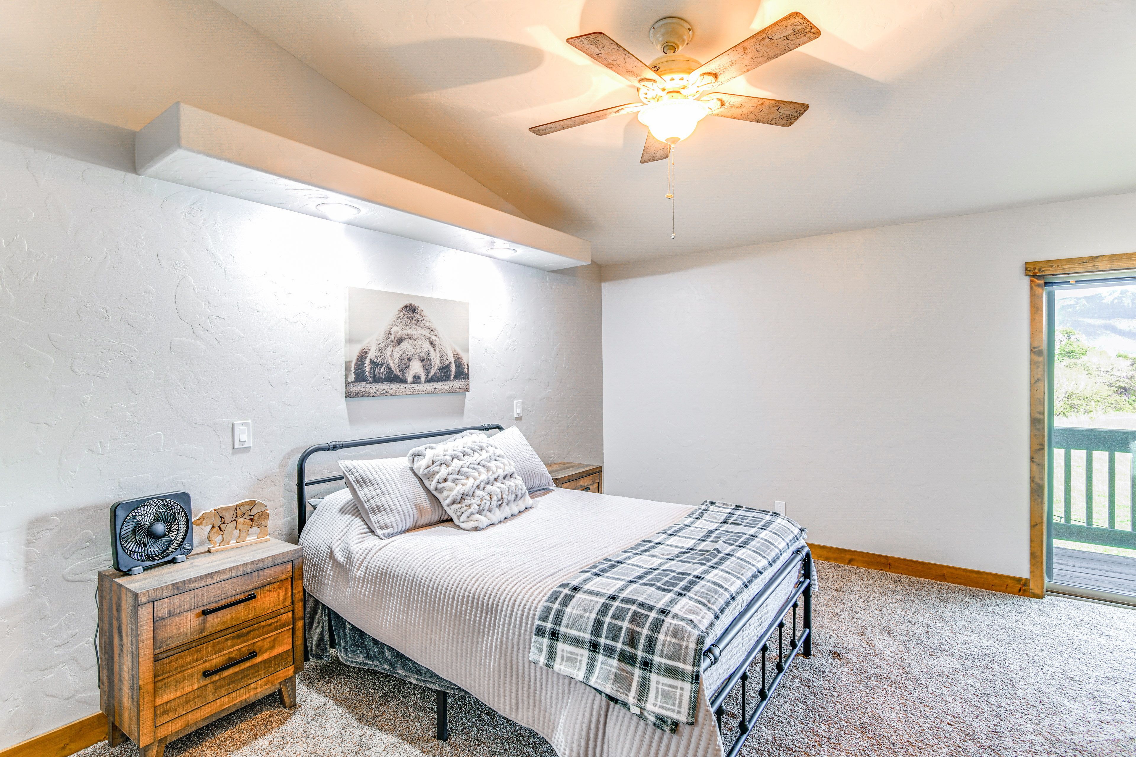 Bedroom 5 | 2nd Floor | Queen Bed | Balcony Access