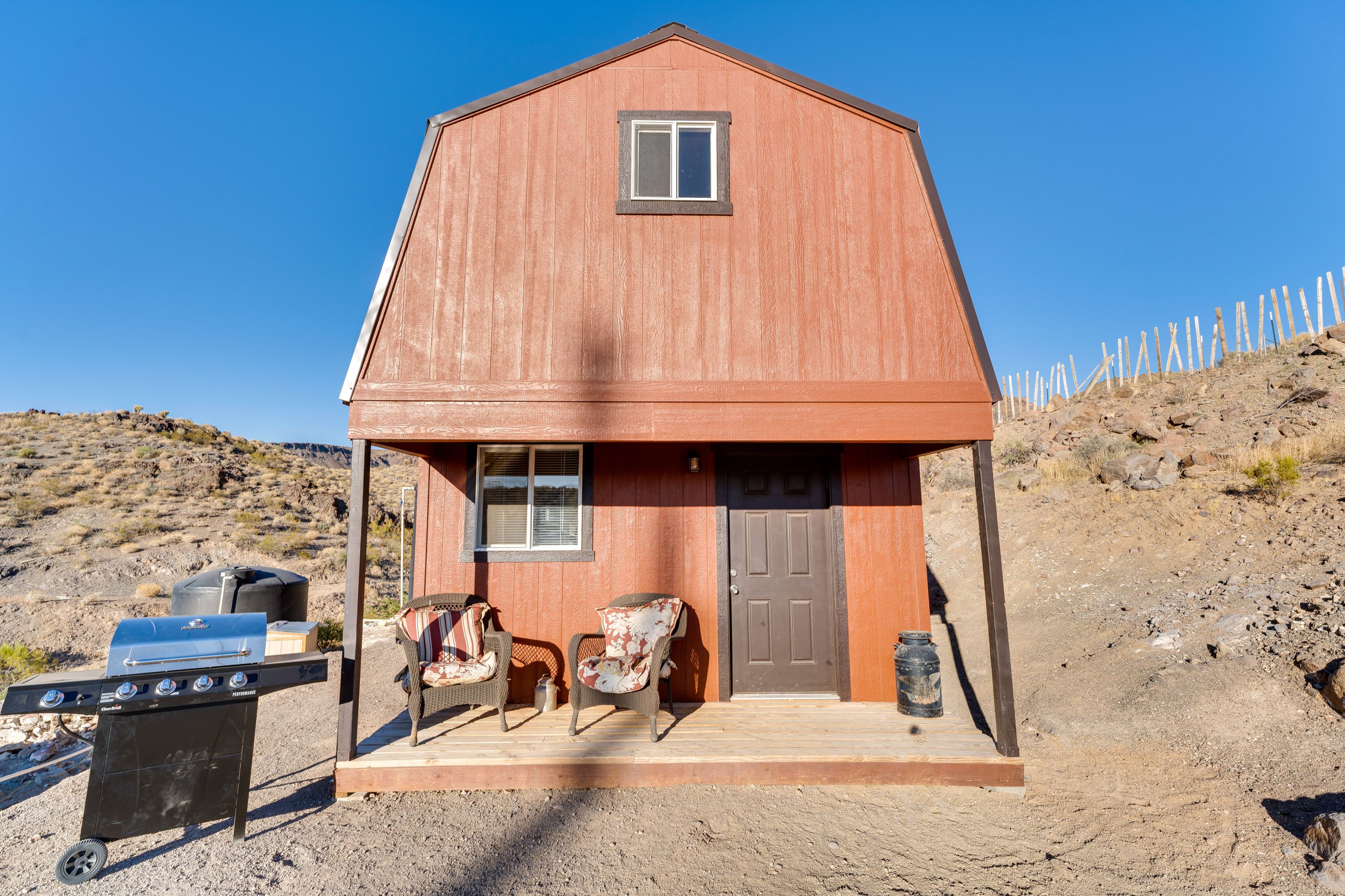 Oatman Vacation Rental | Studio | 1BA | Step Required | 864 Sq Ft